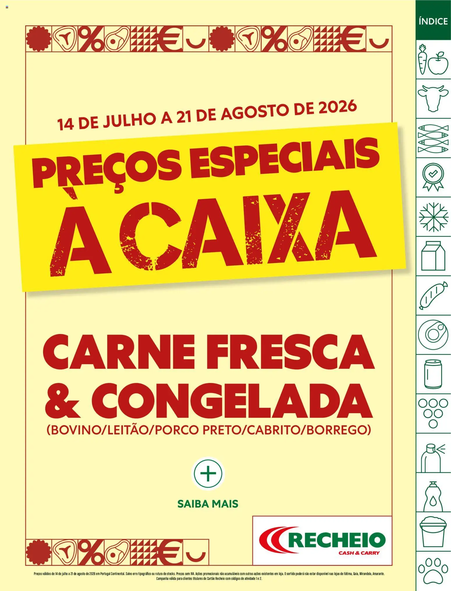 Recheio folheto │ válido de 11/08/2026 | Página: 39 | Produtos: Carne