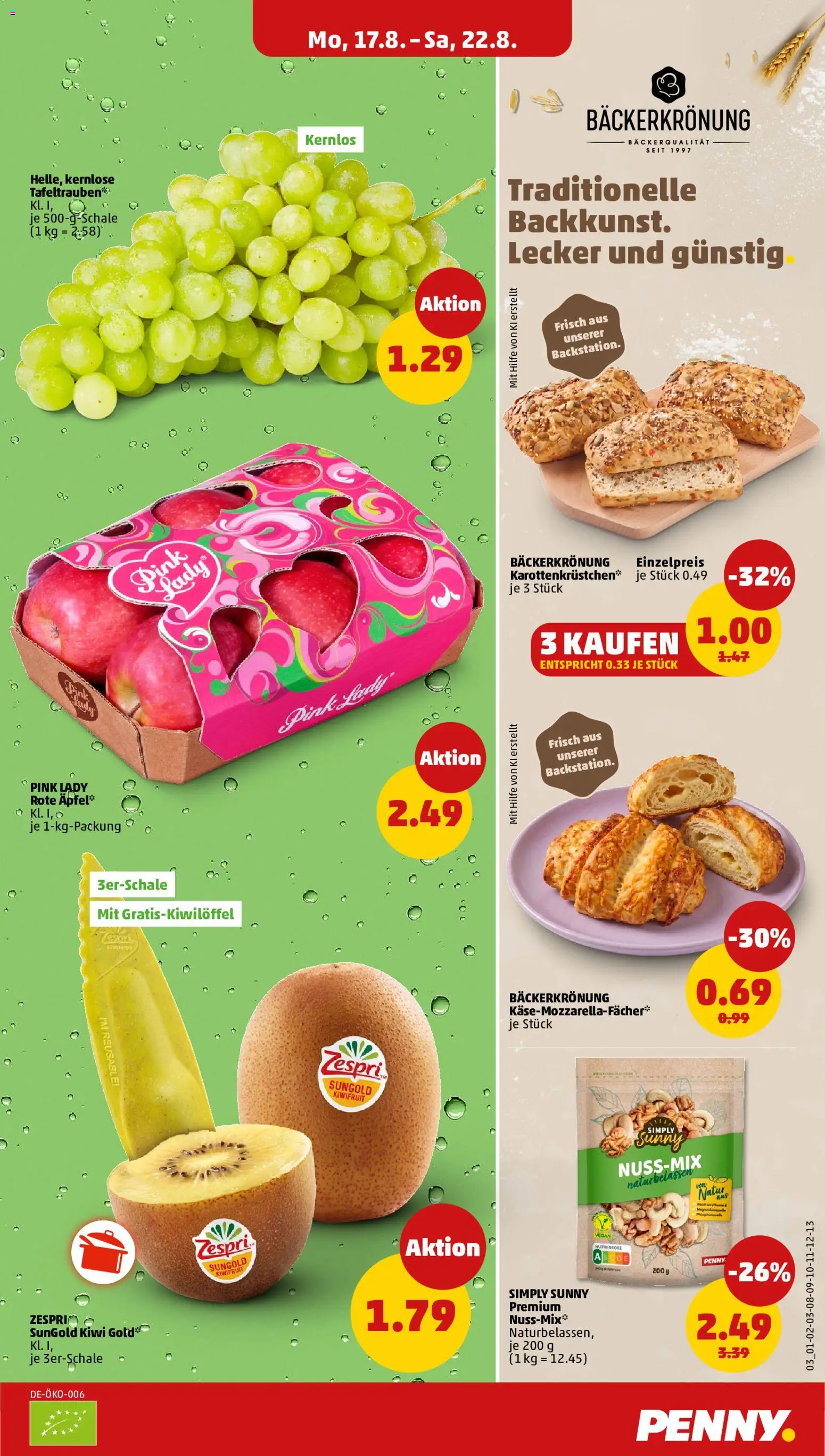 Penny Prospekt – gültig ab 17.08.2026 | Seite: 7 | Produkte: Kiwi