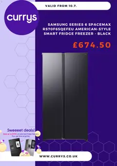 Preview of Currys PC World - Offers valid from 10/07/2026 | Page: 5 | Products: Samsung, Freezer