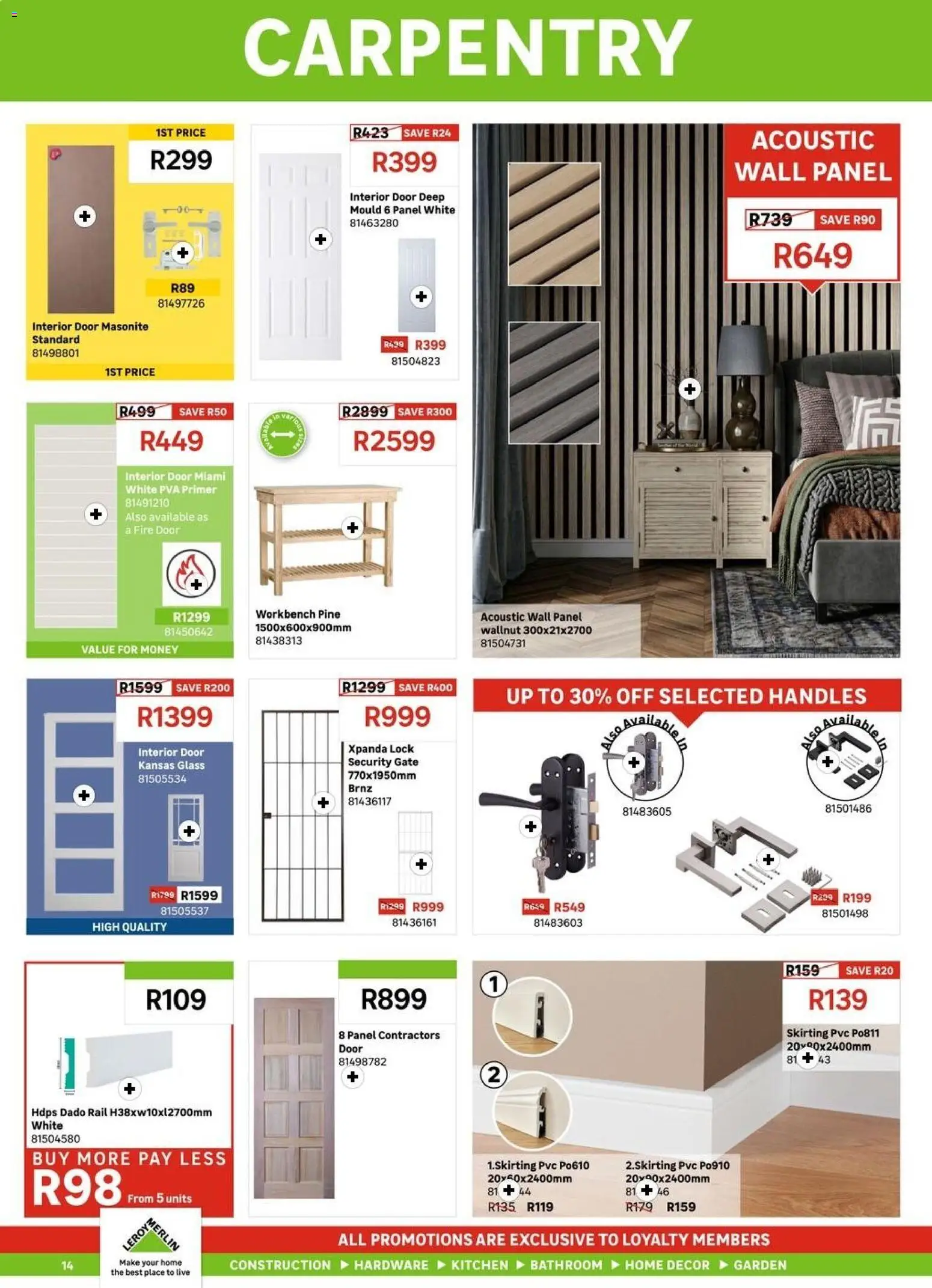 New Leroy Merlin catalogue – valid from 01/07/2026 | Page: 14 | Products: Primer, Lock, Gate
