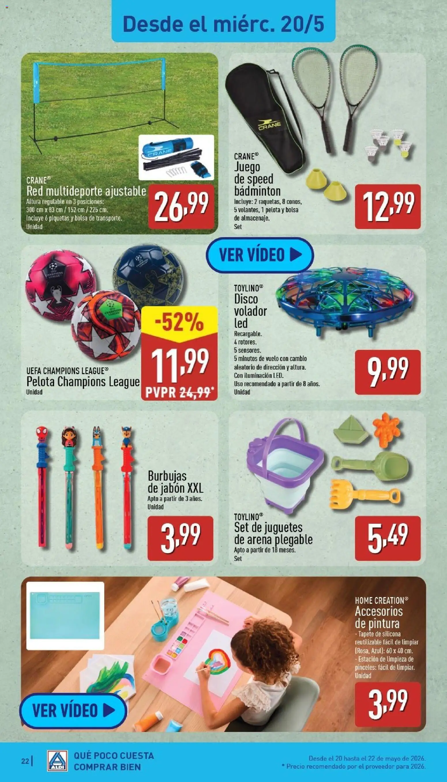 Aldi folleto Canarias │ válido desde el 18.05.2026 | Página: 22 | Productos: Jabón, Video, Disco, Bolsa