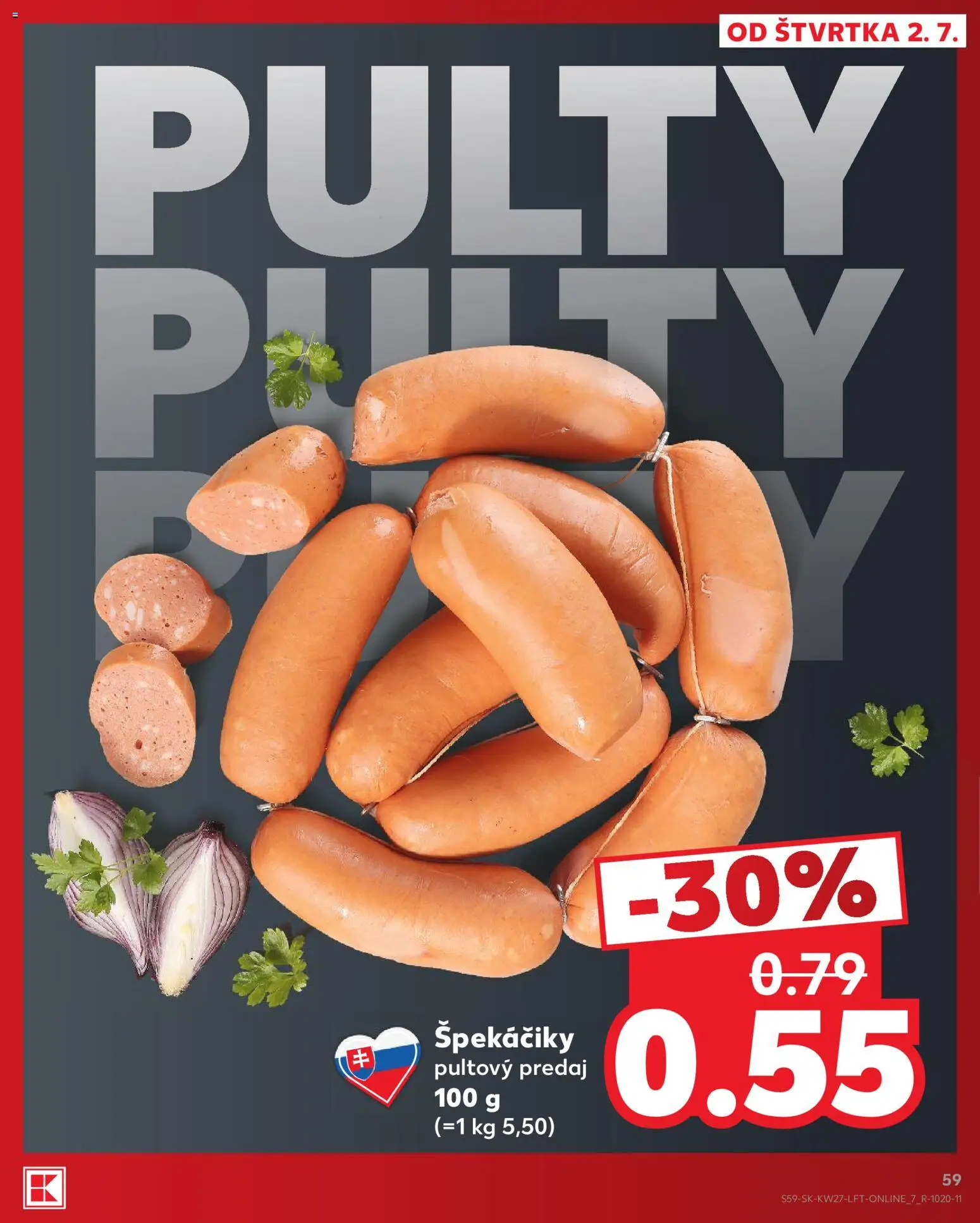 Nové Kaufland akcie – leták je platný od 02.07.2026 | Strana: 59