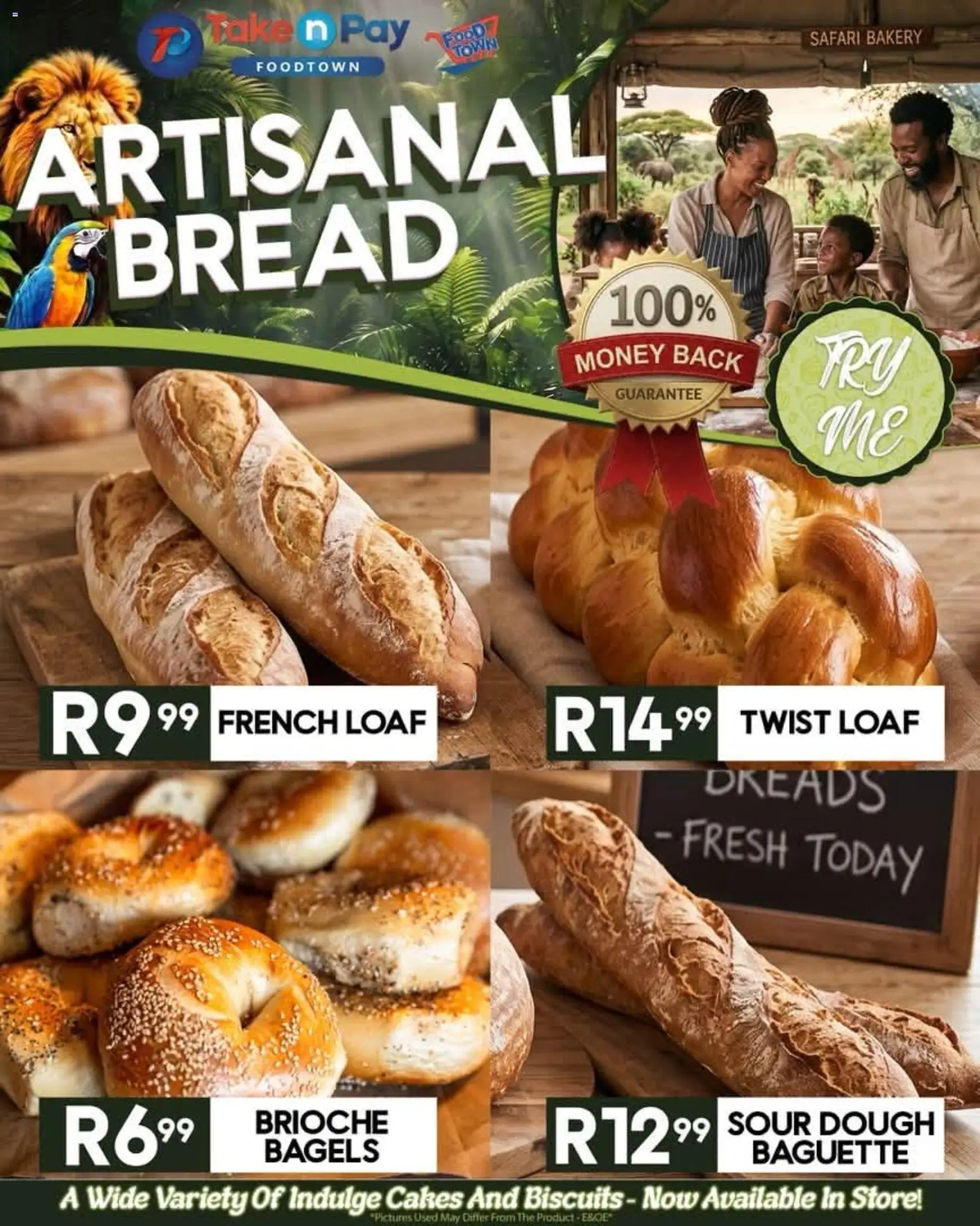 New Take n Pay catalogue – valid from 17/07/2026 | Page: 10 | Products: Bakery, Bread, Biscuits, Touca de banho