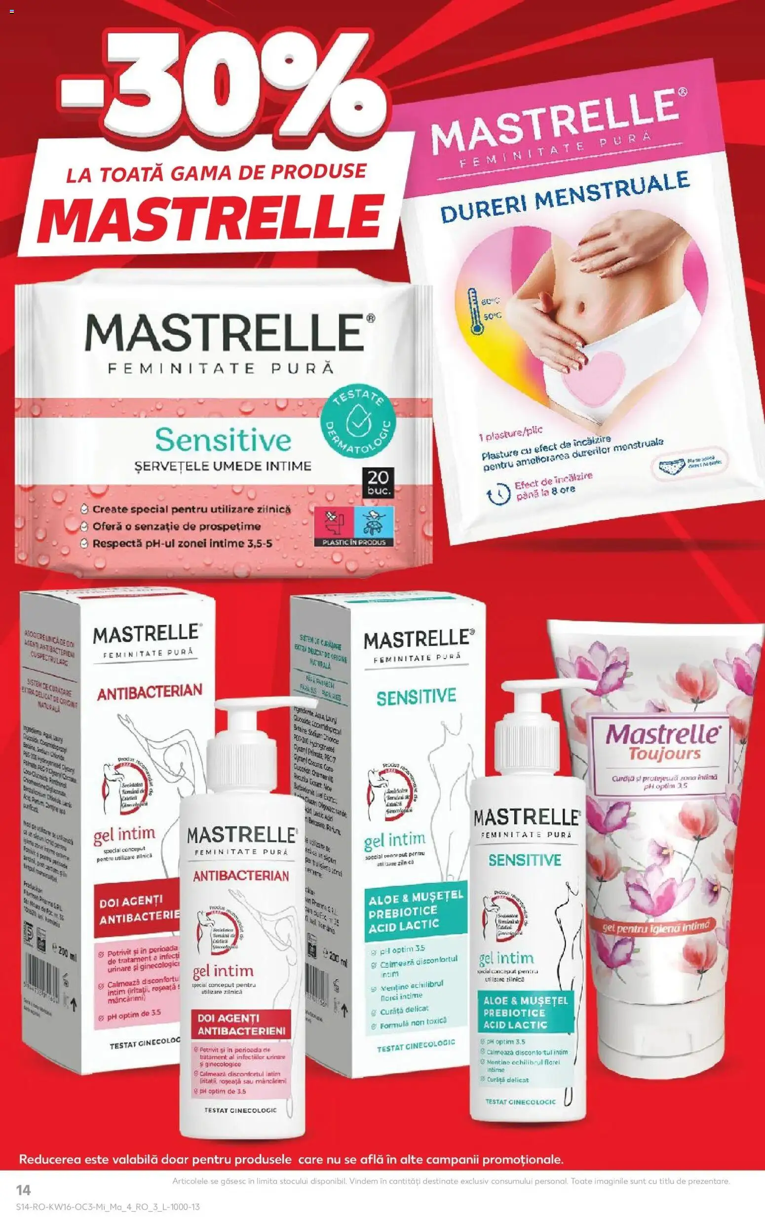 Noul catalog Kaufland – valabil de la 15.04.2026 | Pagină: 14 | Produse: Gel intim, Șervețele umede