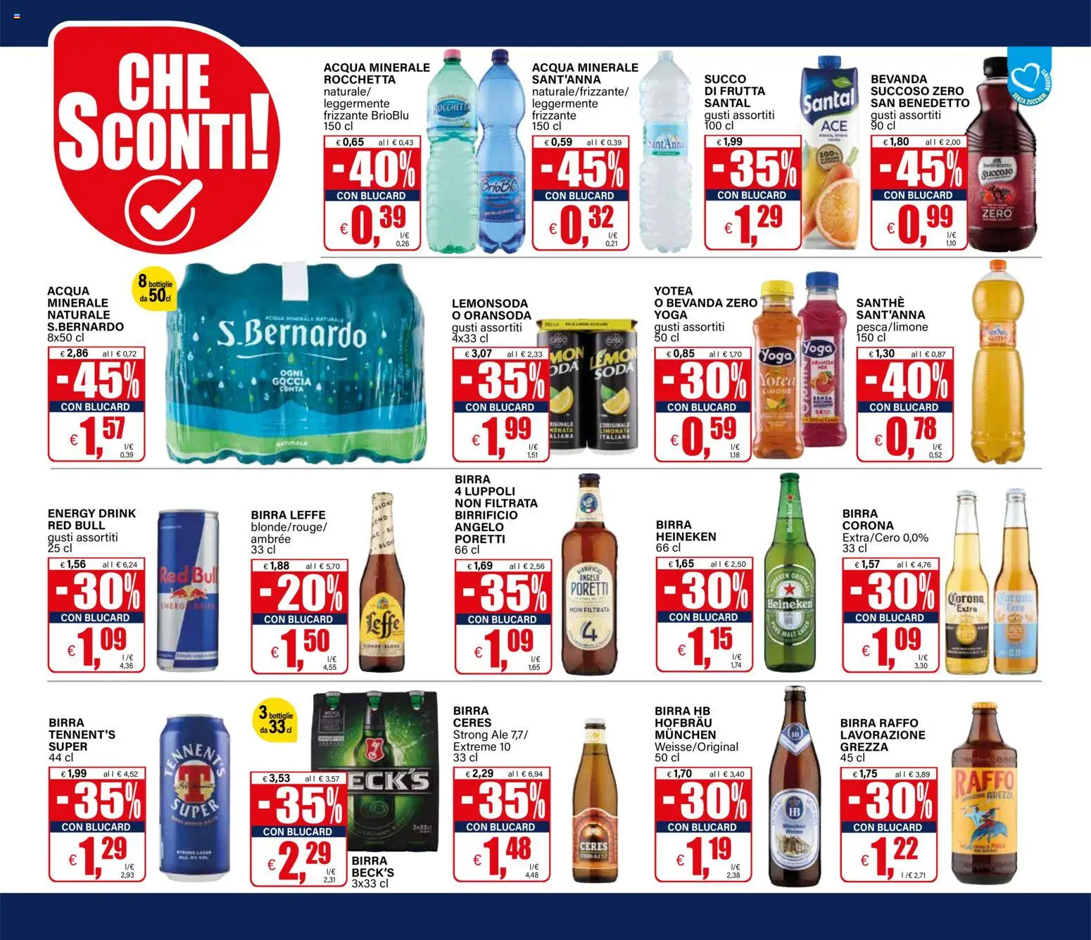 Volantino Il Gigante del 21.05.2026 | Pagina: 16 | Prodotti: Tennent's, Acqua, Ceres, Heineken