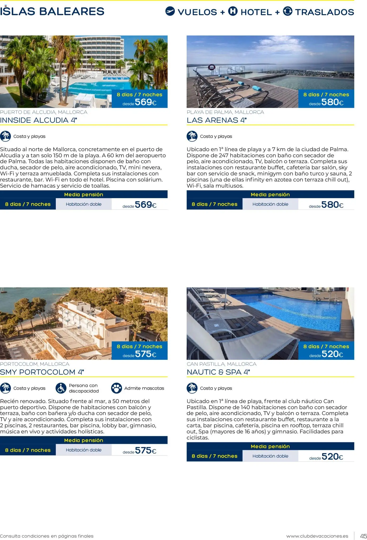 Viajes El Corte Inglés Club de Vacaciones │ válido desde el 01.02.2026 | Página: 45 | Productos: Baño, Ducha