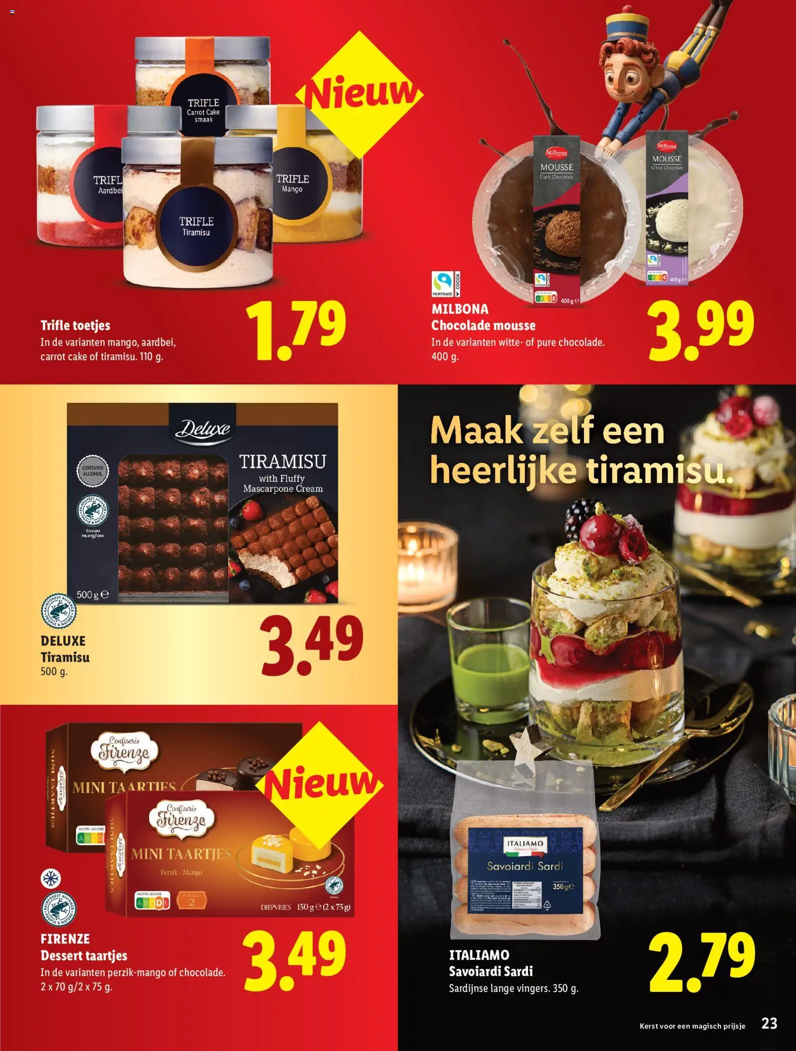 {H1} | Pagina: 23 | Producten: Chocolade, Dessert, Mango, Aardbei