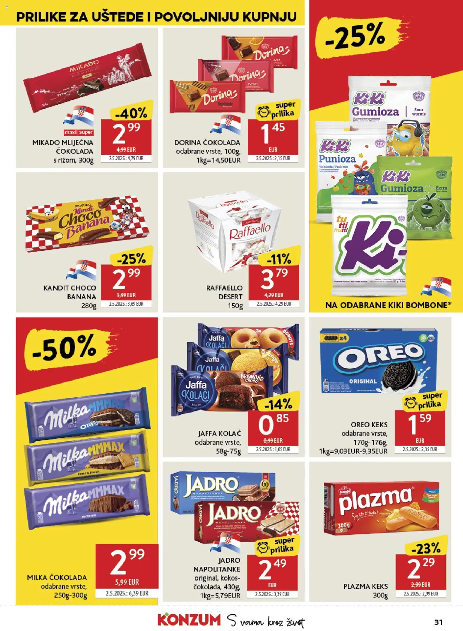Konzum HR akciós ujság - amely érvényes a következő dátumtól: 24.06.2026 | Oldal: 31