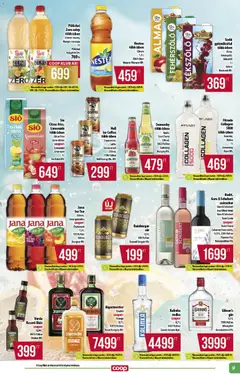 COOP - Abc & szuper / Alföld Pro-Coop Zrt. - amely érvényes a következő dátumtól: 2026.07.16. | Oldal: 9 | Termékek: Őszibarack, Málna, Gyümölcsital, Ananász