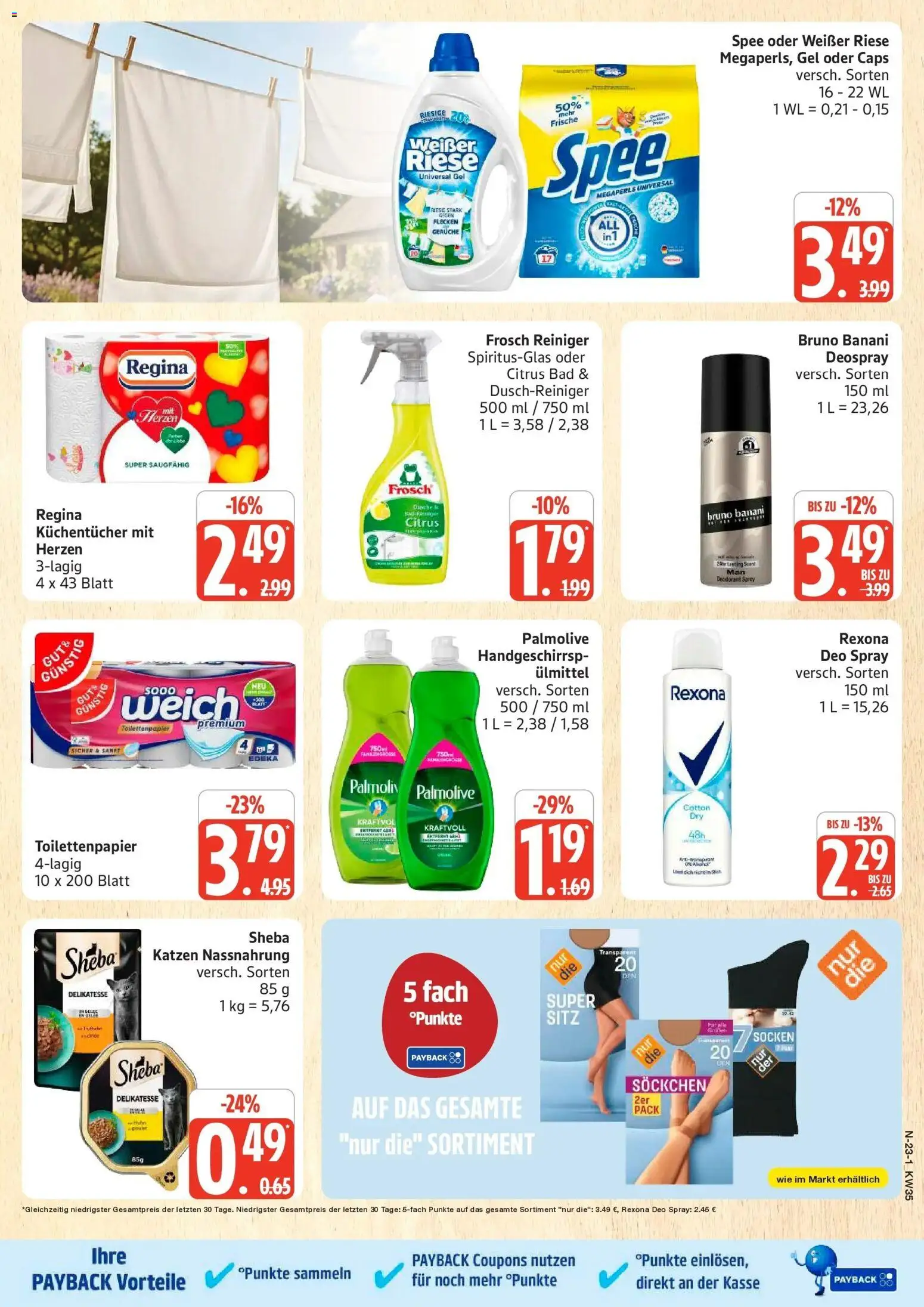 Marktkauf Prospekt Buxtehude (ab 24.08.2026) » Angebote online | Seite: 23 | Produkte: Bad, Spee, Socken, Toilettenpapier