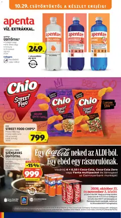 CHIO STREET FOOD CHIPS*, koreai BBQ vagy indiai csípős curry 120 g/csomag - amely érvényes a következő dátumtól: 2026.10.29. | Oldal: 22