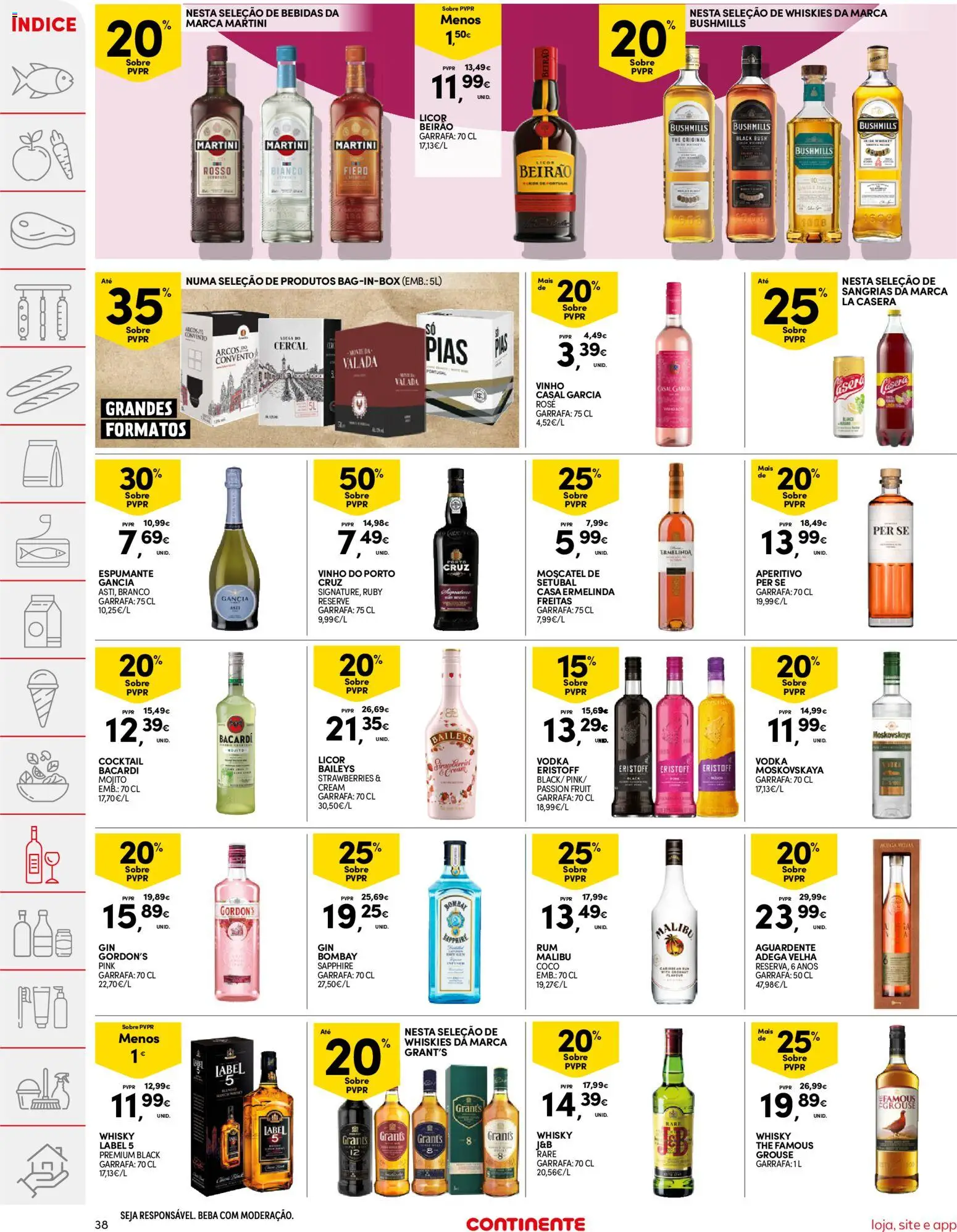 Continente folheto │ válido de 21.04.2026 | Página: 38 | Produtos: Espumante, Vinho, Gin, Vodka