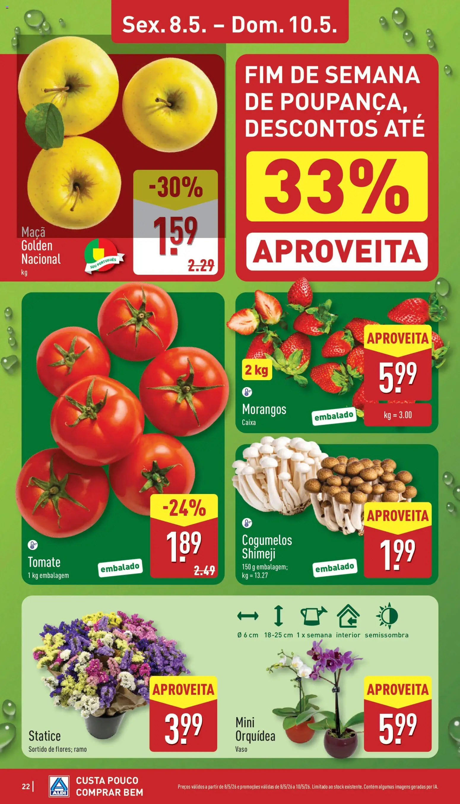 Aldi folheto | 04/05/2026 |  🎉 Como obter um desconto limitado? Poupe ainda hoje! | Portugal