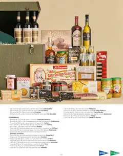 Vista previa El Corte Inglés Cestas Navidad 2026 válido desde el 08/10/2026 | Página: 63 | Productos: Aceite, Especialidades, Té, Queso Gouda