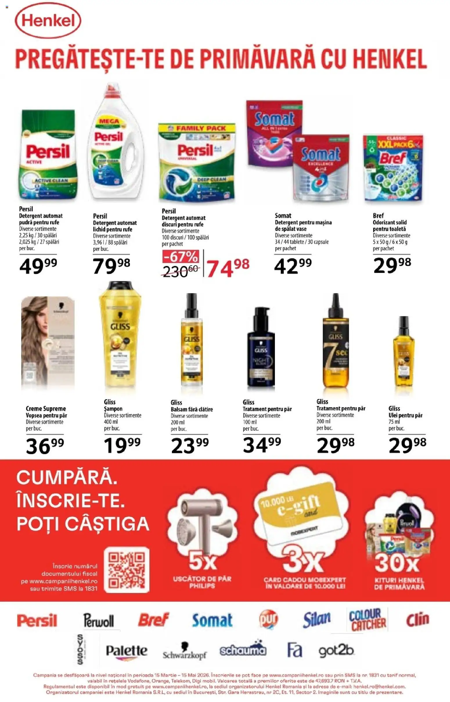 Noul catalog Selgros – valabil de la 17.04.2026 | Pagină: 19 | Produse: Toaletă, Șampon, Balsam, Detergent