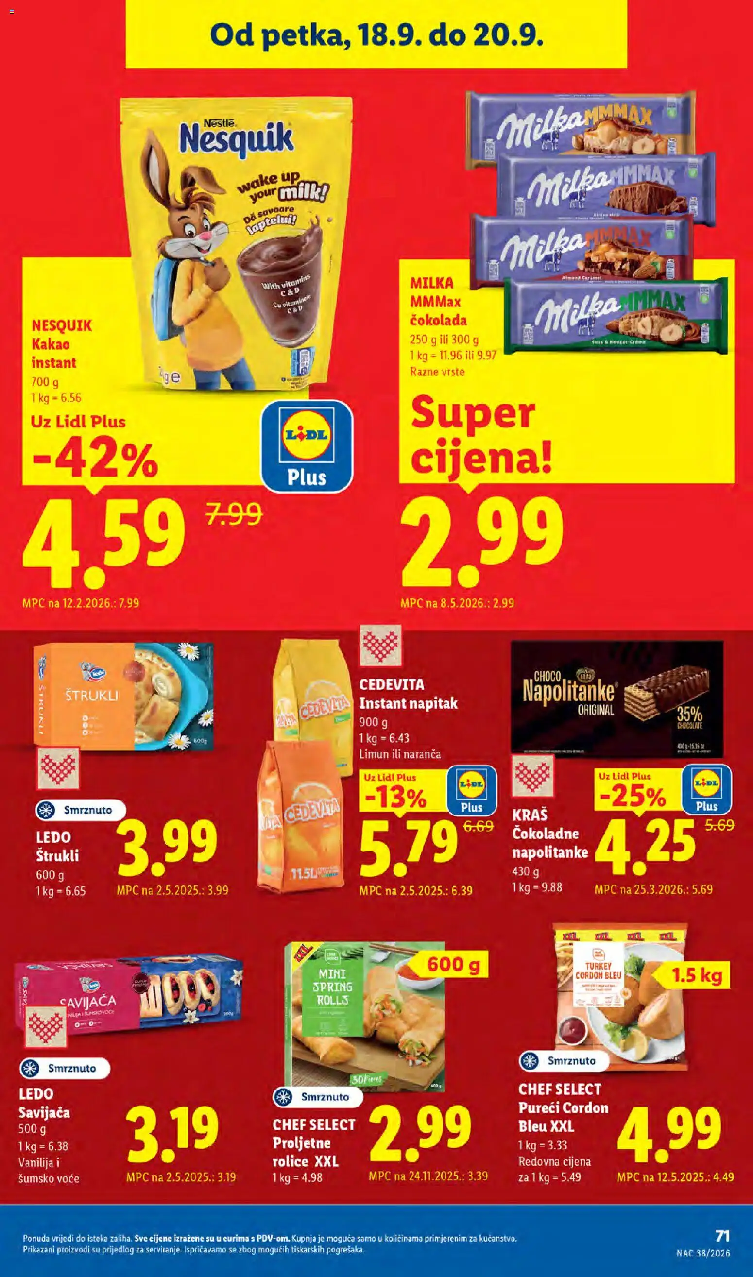 Lidl katalog | vrijedi od 14.09.2026 | Stranica: 71