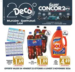 Anteprima del volantino Decò volantino Maxistore, Supermercati, Local Sicilia valido a partire dal 23/10/2026