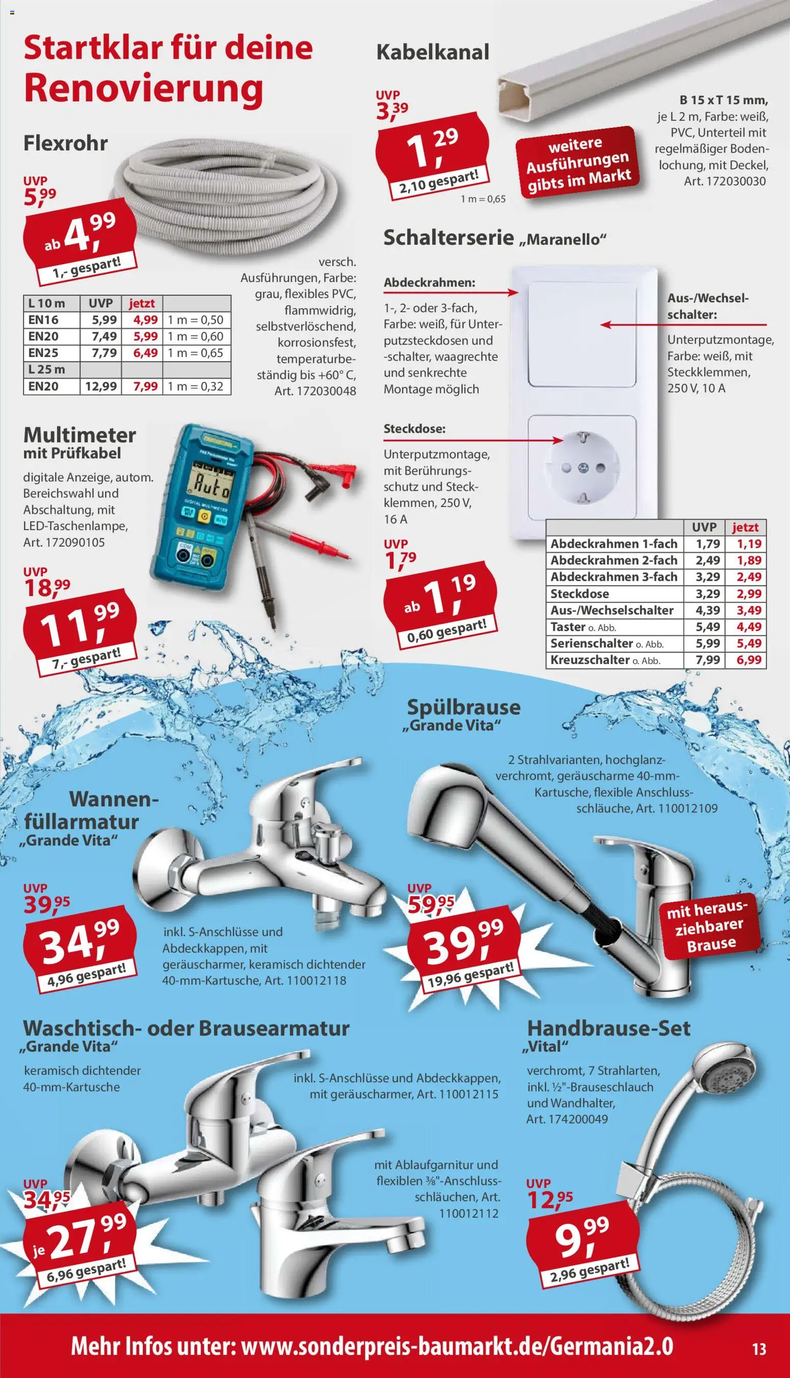 Sonderpreis Baumarkt Prospekt | 04.07.2026 | Wie erhält man einen begrenzten Rabatt? | Deutschland