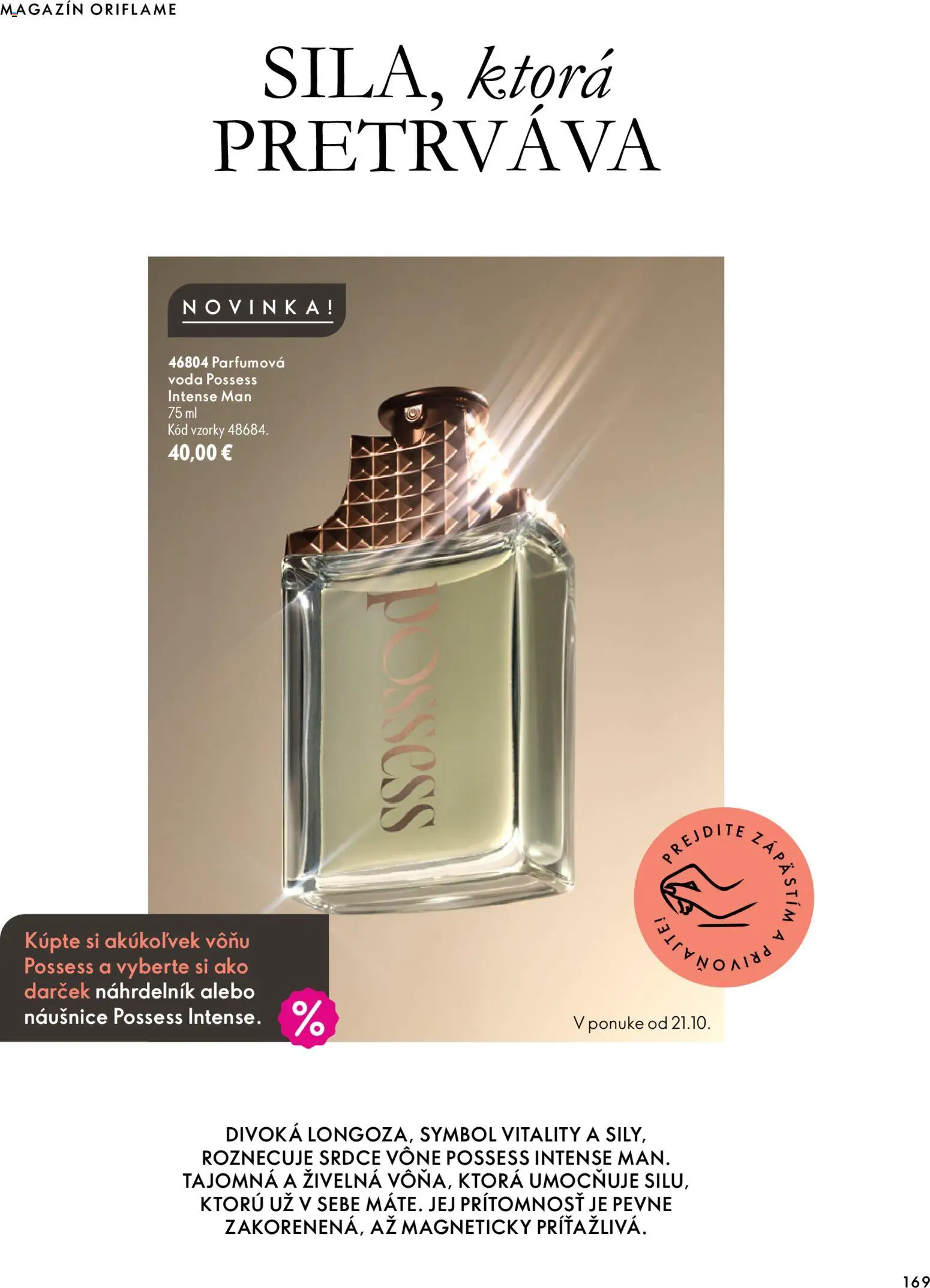 Nové Oriflame akcie – leták je platný od 30.09.2026 | Strana: 169 | Produkty: Voda