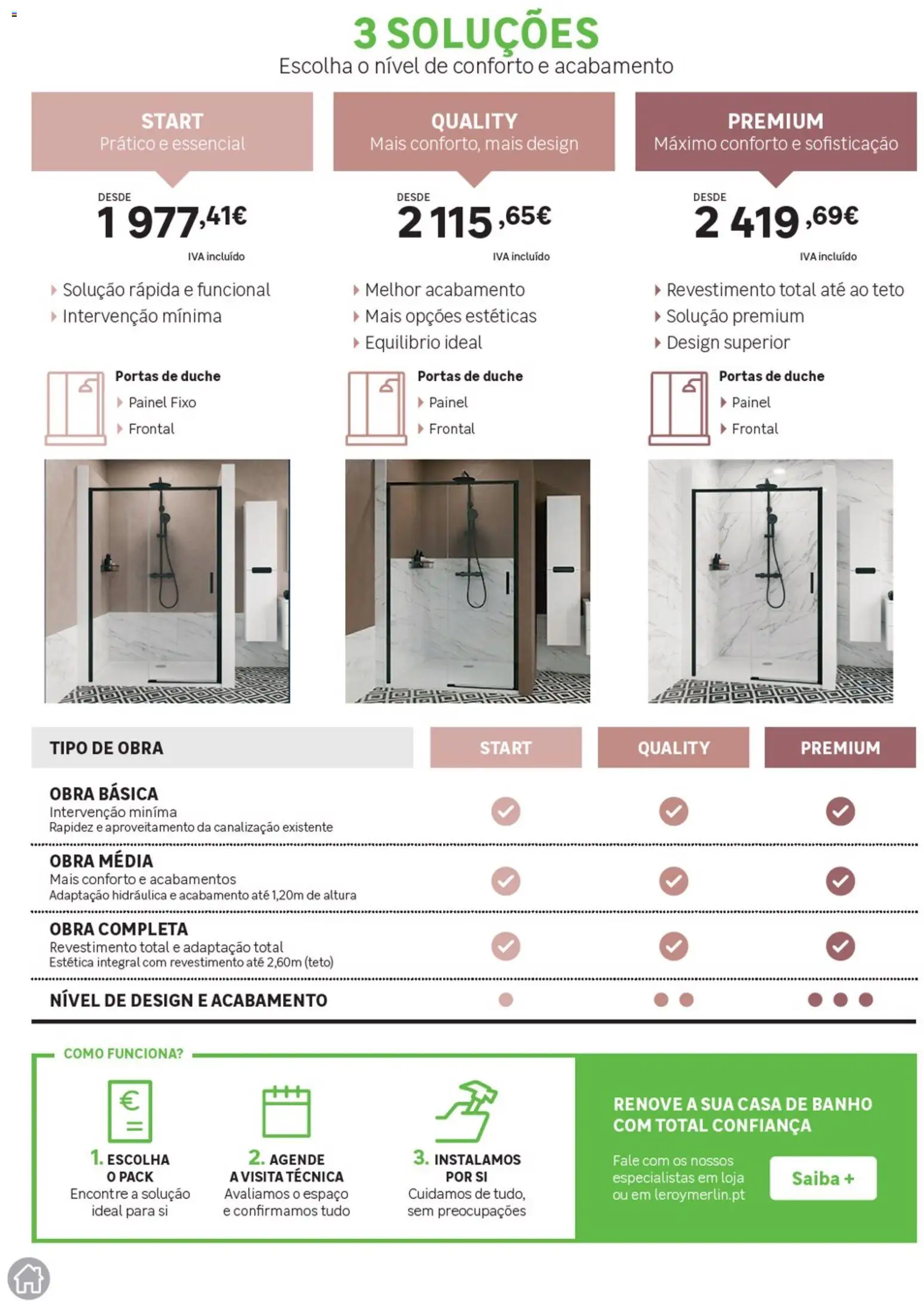 Leroy Merlin Catálogo Casas de Banho │ válido de 28.05.2026 | Página: 65 | Produtos: Portas, Casa de banho, Banho