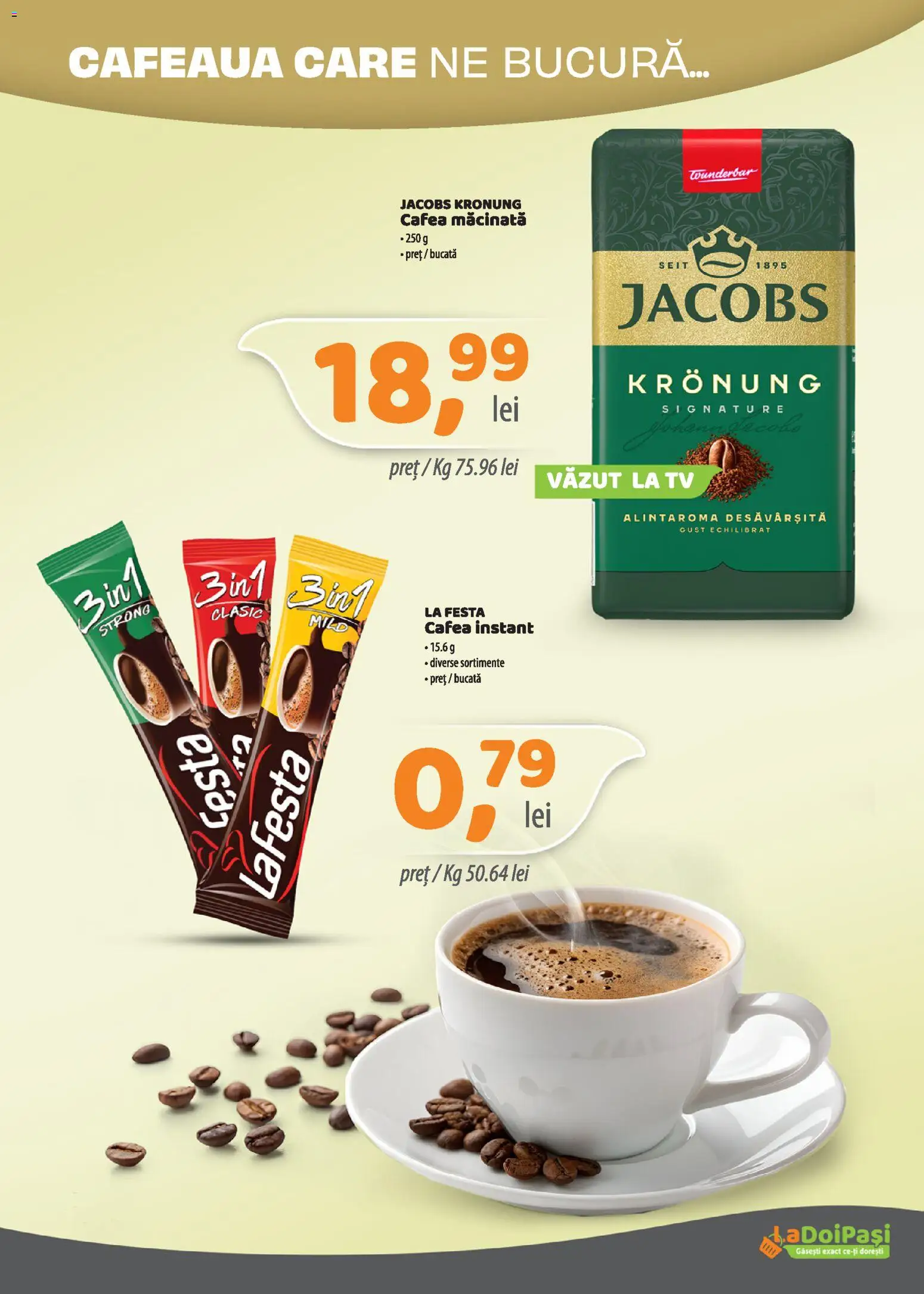 Noul catalog LaDoiPași – valabil de la 01.07.2026 | Pagină: 10 | Produse: Köpek çiti, Cafea