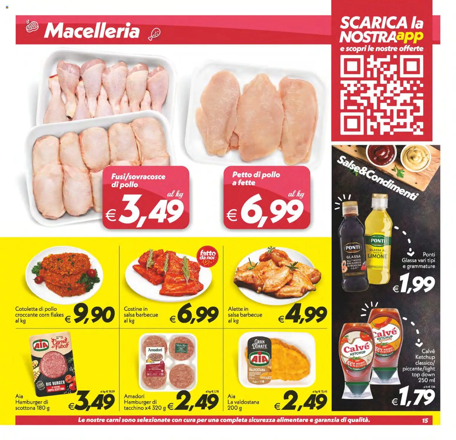 Volantino SuperConveniente del 25/09/2026 | Pagina: 15 | Prodotti: Petto di Pollo, Limone, Aceto, Glassa