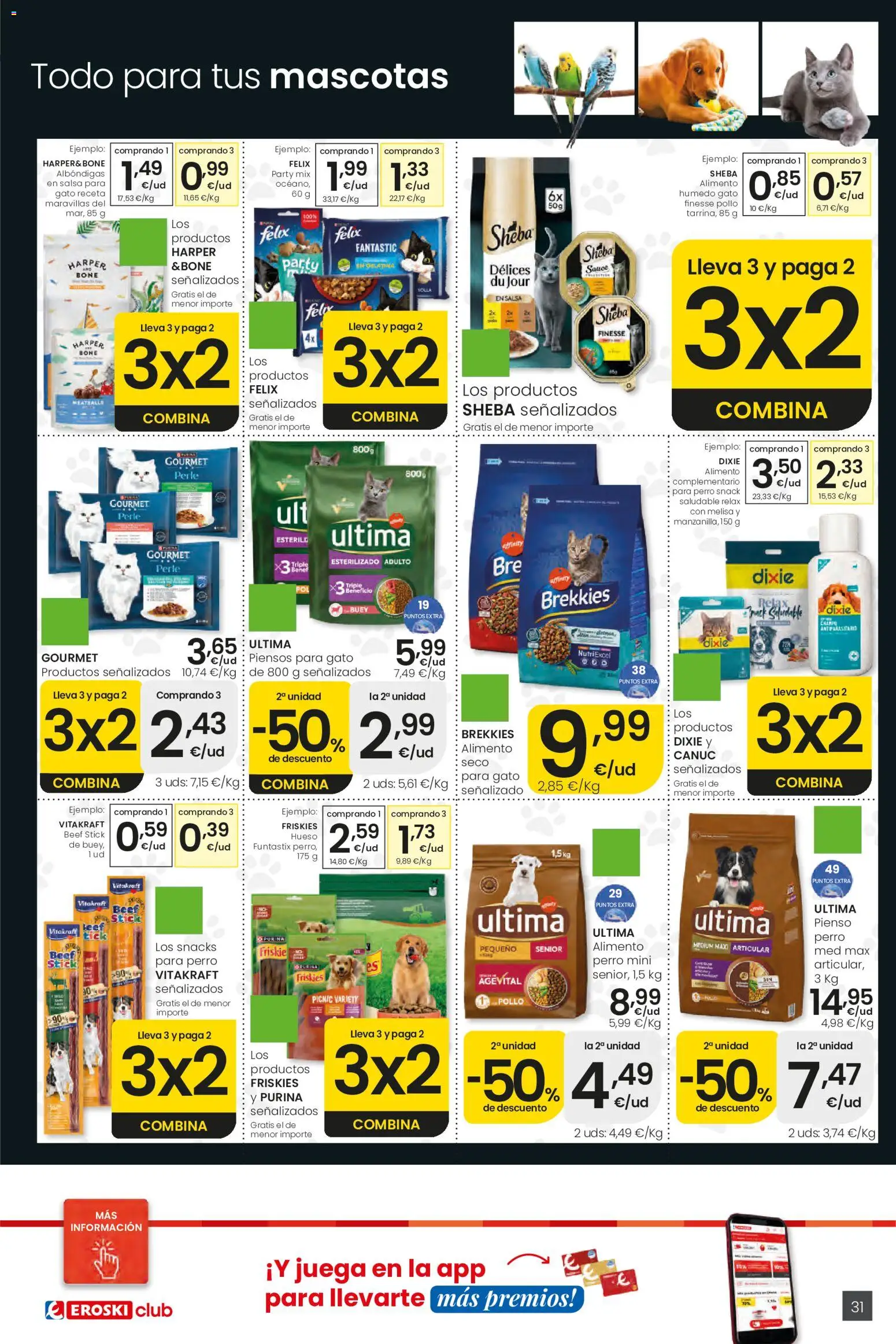 Eroski Ofertones de verano │ válido desde el 11.06.2026 | Página: 31 | Productos: Juega