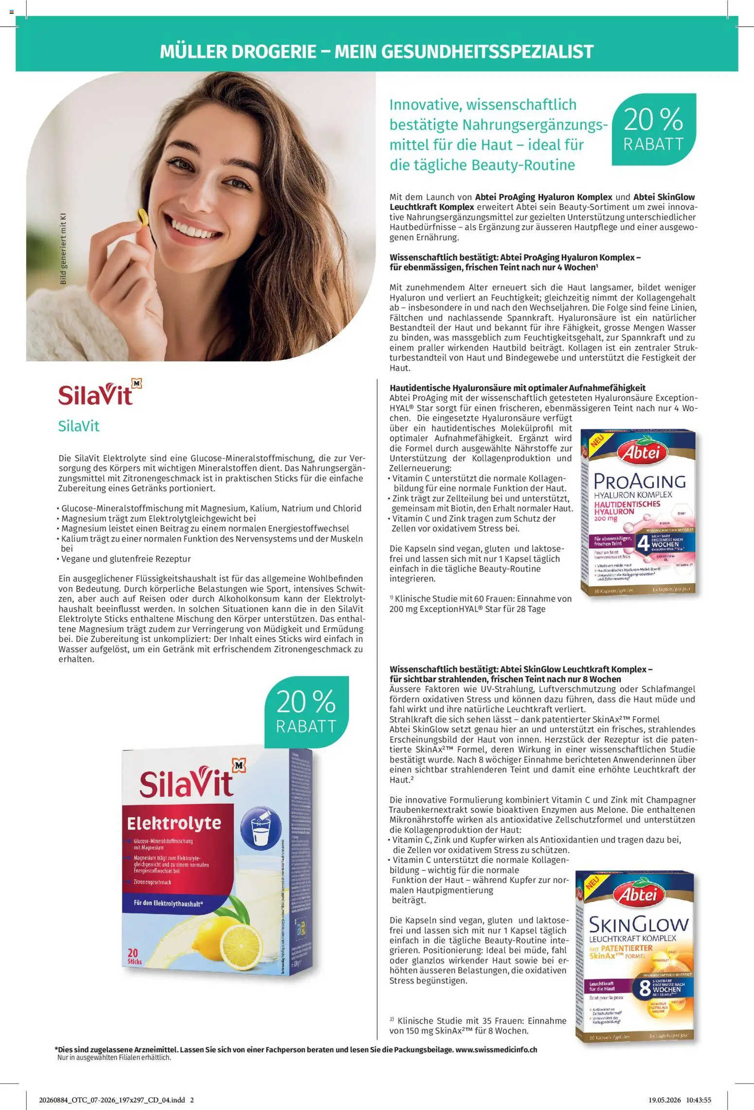 Müller aktionen Gesundheit – gültig ab 02.07.2026 | Seite: 2 | Produkte: Melone, Wasser, Sehen