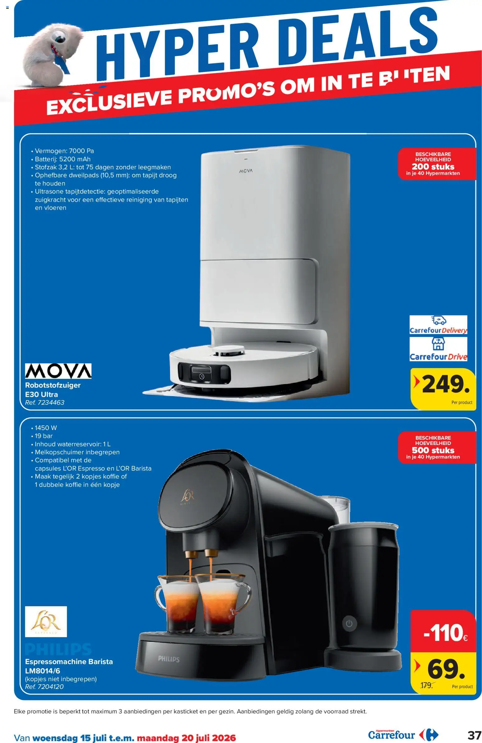 {H1} | Pagina: 37 | Producten: Capsules, Robot, Batterij, Koffie