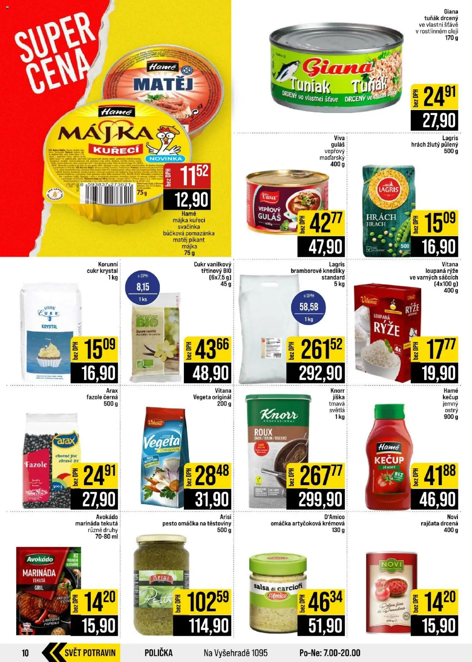 Jip leták - Cash & Carry od 30.09.2026 | Strana: 10 | Produkty: Jíška, Rýže, Guláš, Marináda