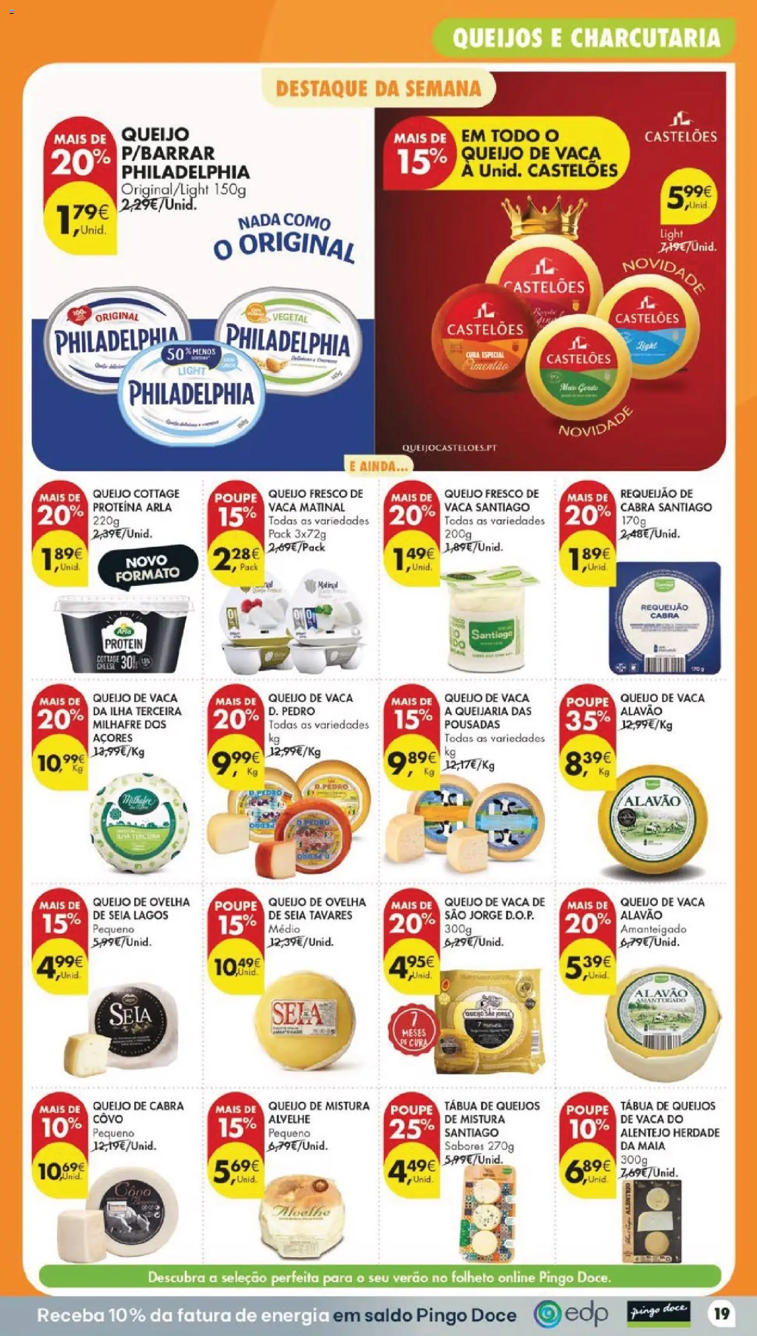 Pingo Doce folheto │ válido de 21/07/2026 | Página: 27 | Produtos: Pimentão, Queijo, Requeijão, Proteina
