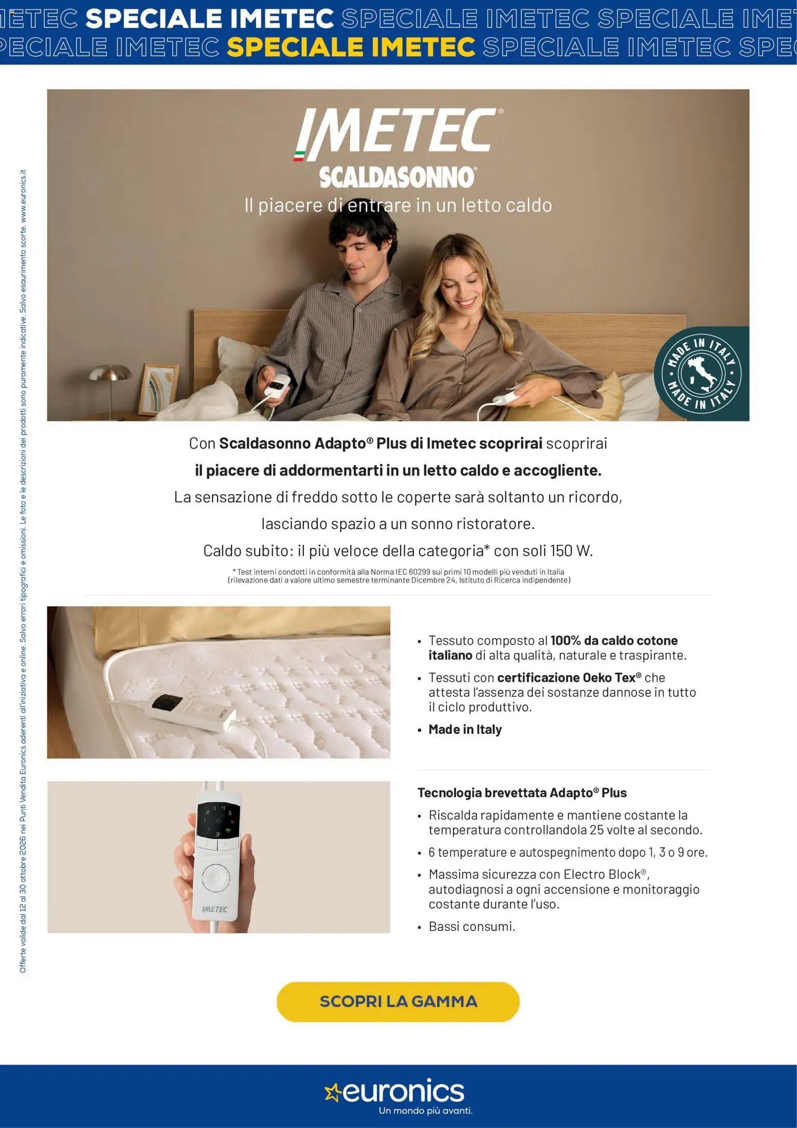 Volantino Euronics del 12/10/2026 | Pagina: 2 | Prodotti: Letto
