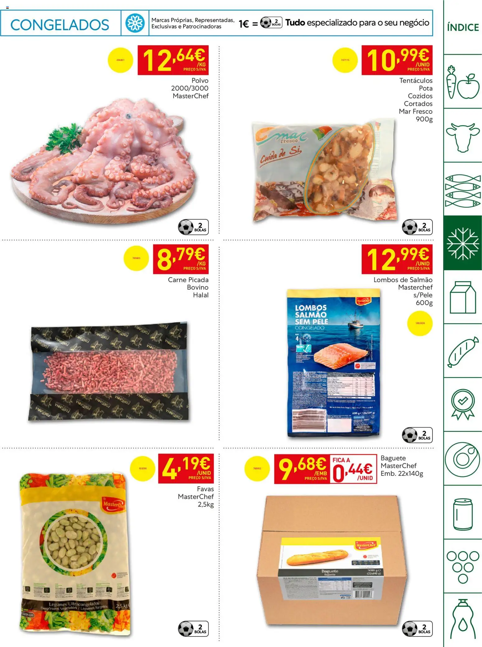 Recheio Horeca Madeira │ válido de 05.05.2026 | Página: 11 | Produtos: Favas, Carne picada, Salmão, Carne