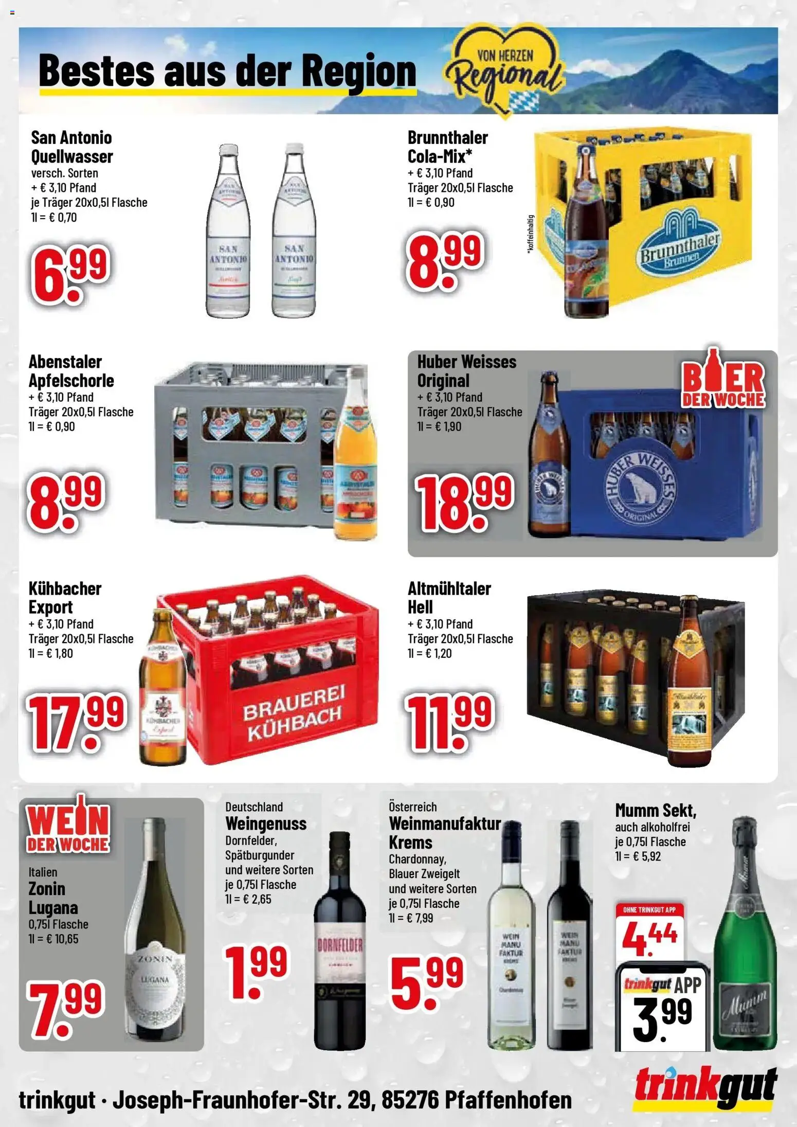 Trinkgut Prospekt Pfaffenhofen/Ilm (ab 10.08.2026) » Angebote online | Seite: 4 | Produkte: Wein
