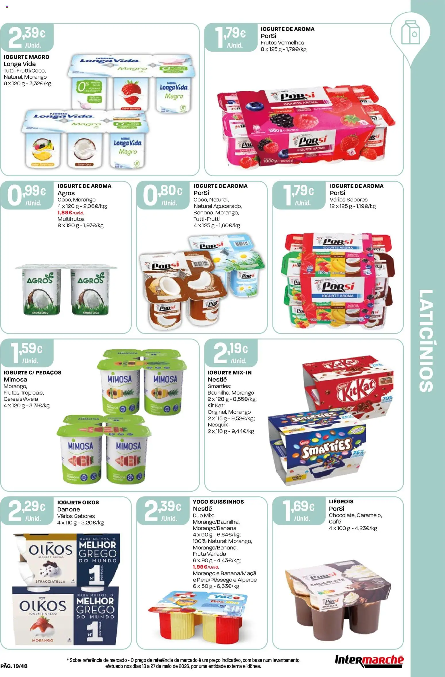 Intermarché folheto │ válido de 02/07/2026 | Página: 19 | Produtos: Iogurte, Nestlé, Café, Chocolate
