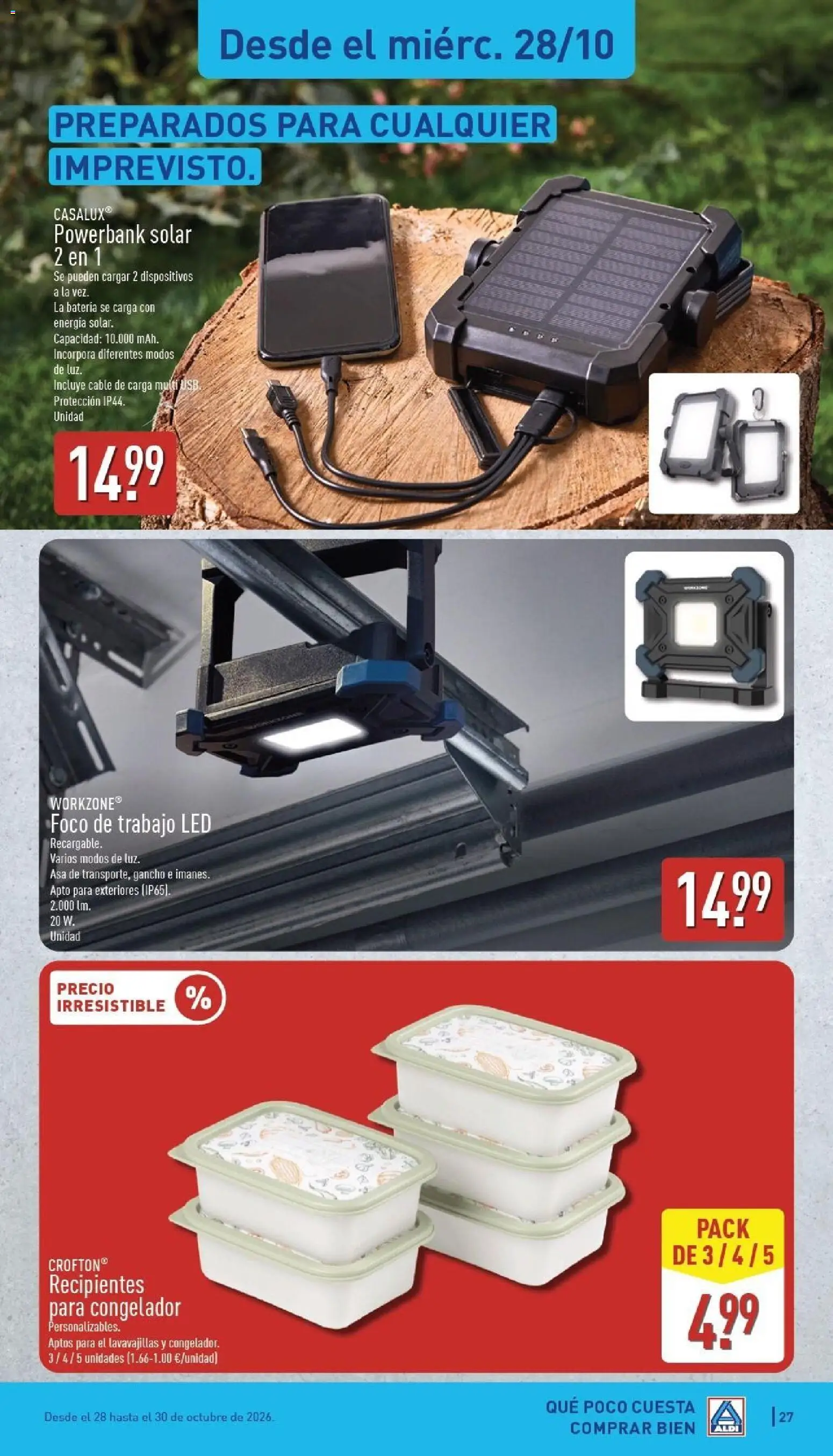 Aldi folleto Canarias │ válido desde el 26/10/2026 | Página: 27