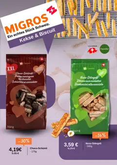 Migros Prospekt ab 28.07.2026 gültig | Seite: 4 | Produkte: Kekse