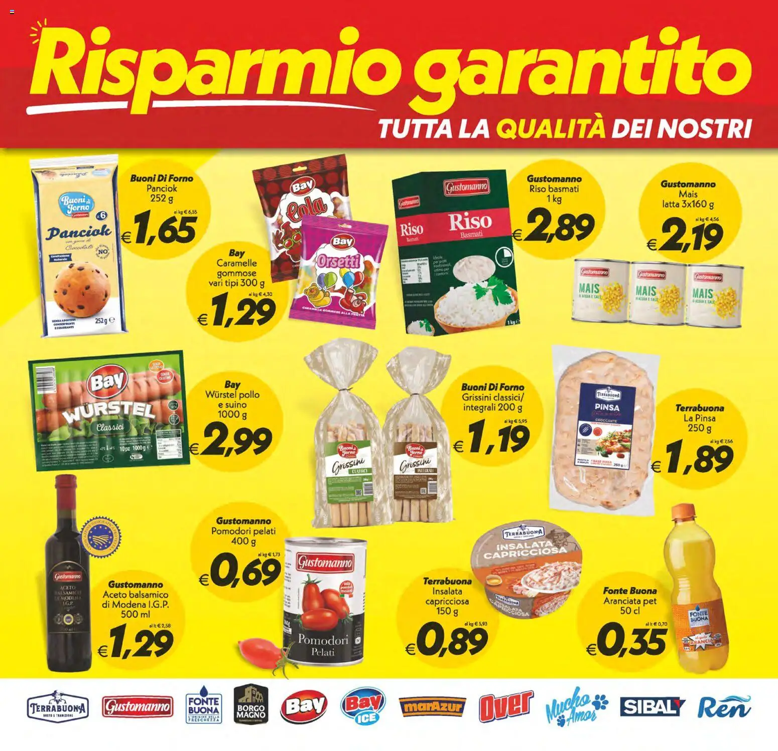 Volantino SuperConveniente del 08.05.2026 | Pagina: 10 | Prodotti: Caramelle, Suino, Pomodori, Wurstel