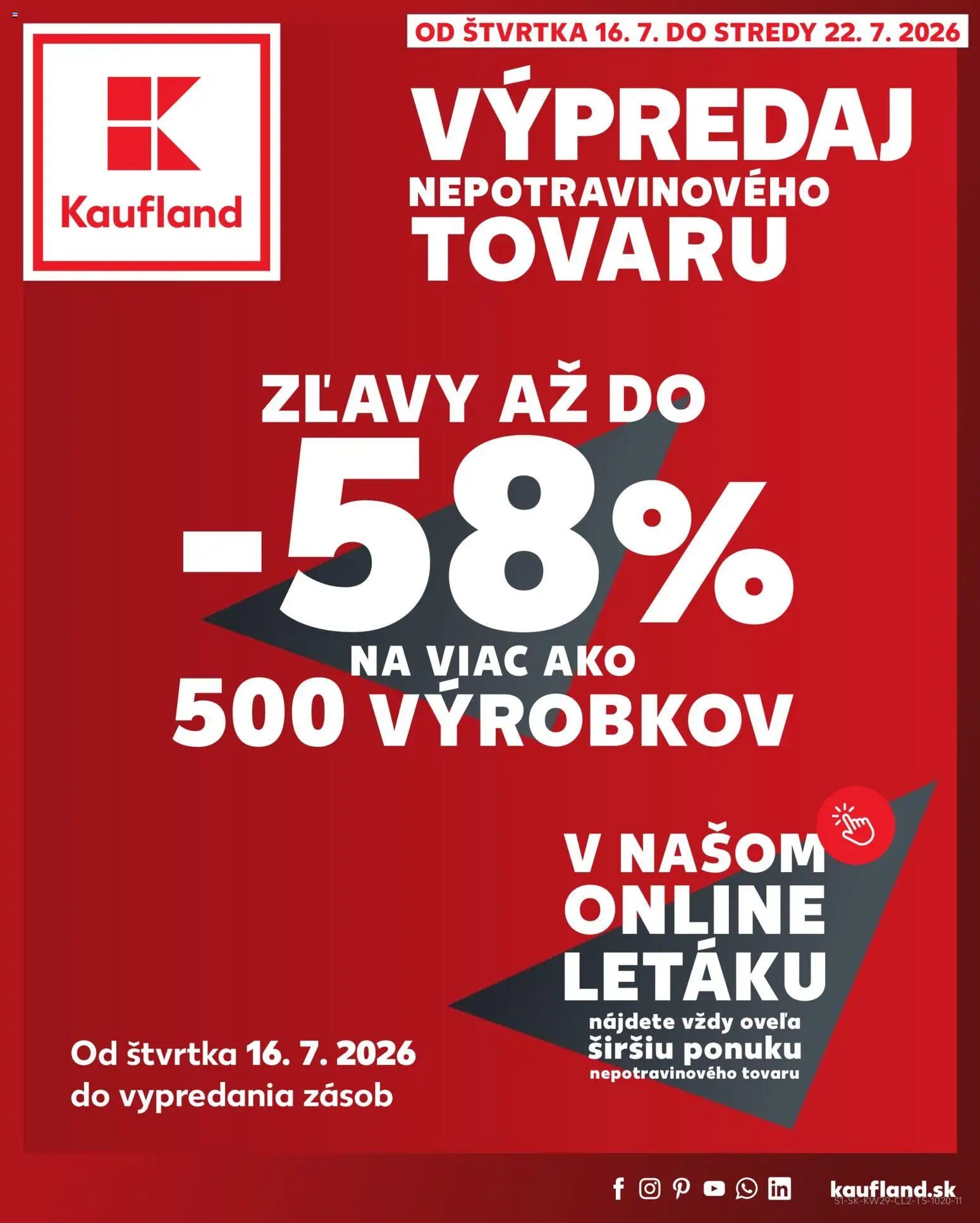 Akciós újság új Kaufland SK catalogue cover
