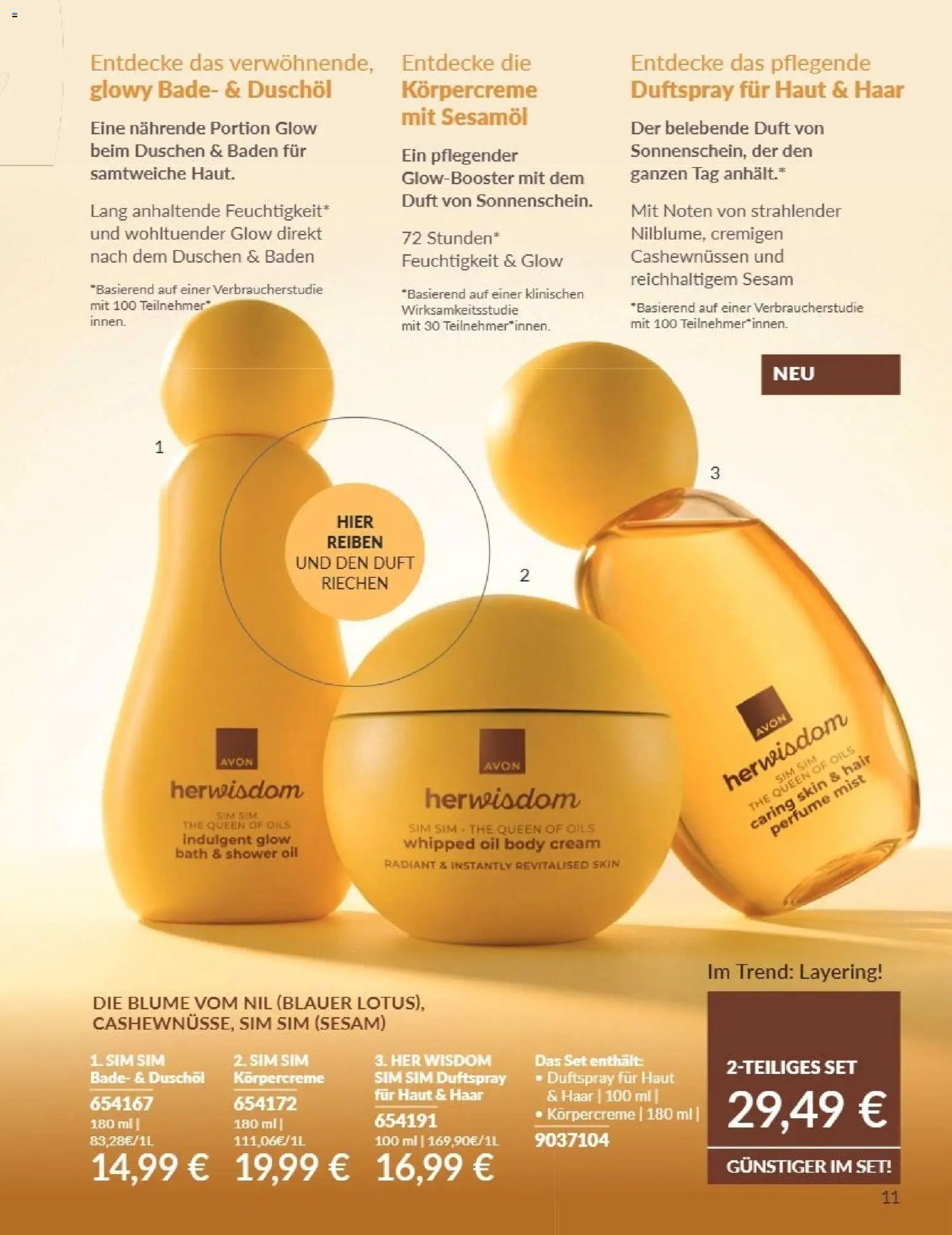 AVON Katalog September 2026 – gültig ab 01.09.2026 | Seite: 7 | Produkte: Duft, Körpercreme, Body Cream, Duschöl