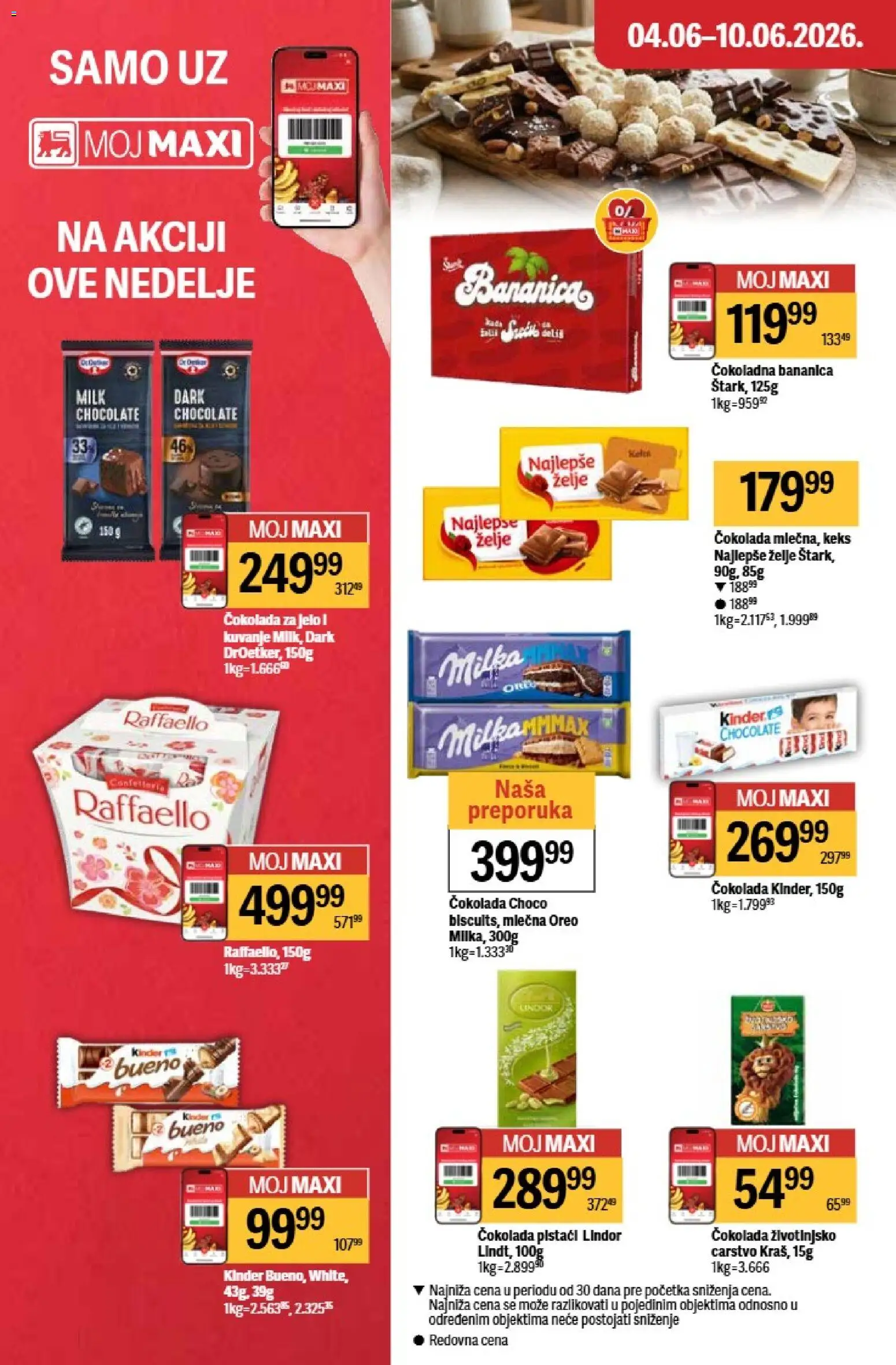 Maxi katalog - važi od 04.06.2026 | Strana: 22 | Proizvode: Milka, Keks, Oreo, Čokolada