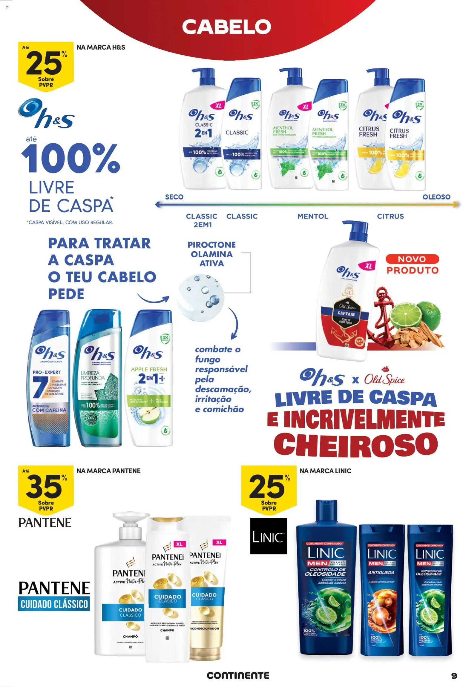 Continente Homem A nossa depilação corporal mais segura │ válido de 05.05.2026 | Página: 9 | Produtos: Shampoo