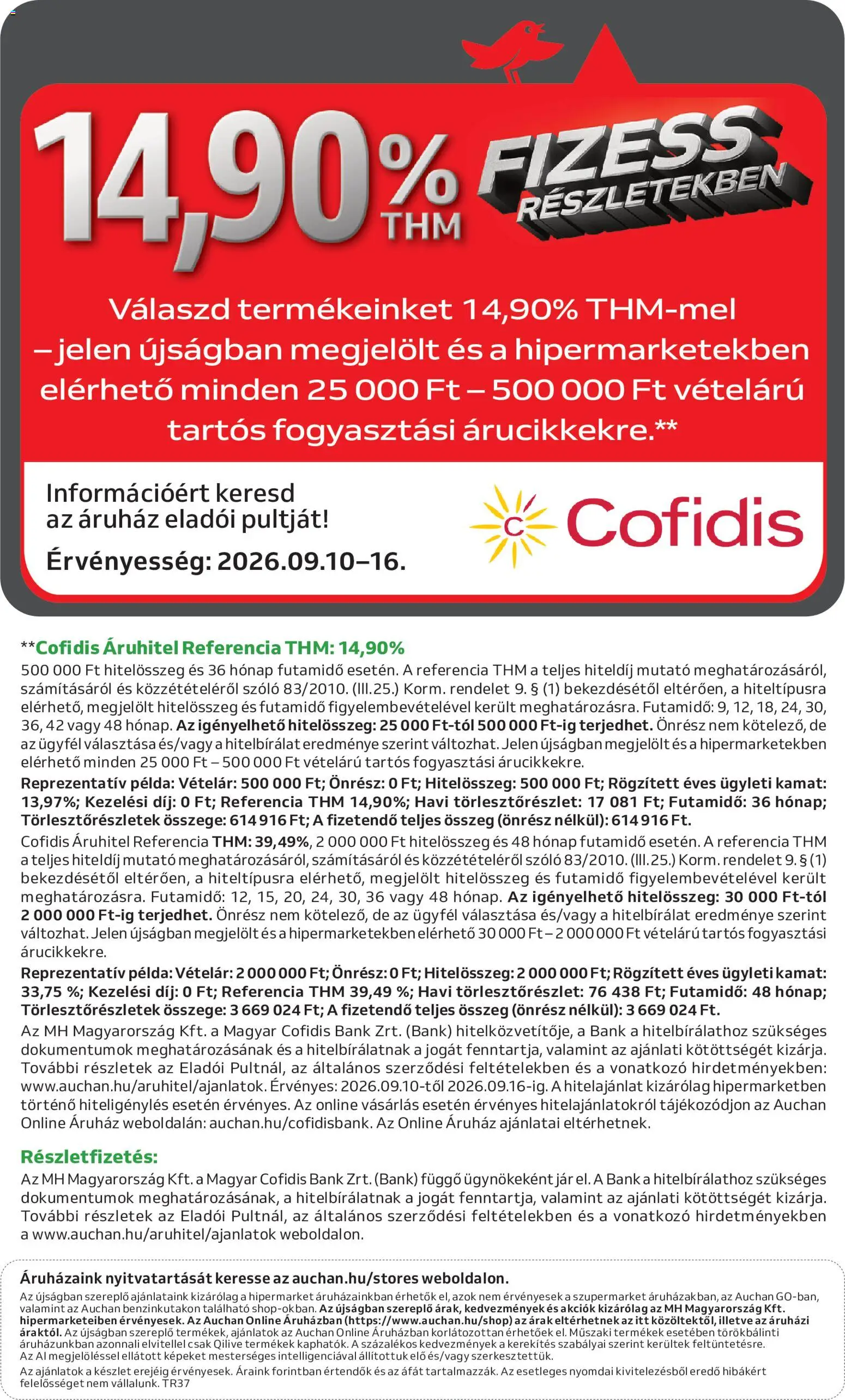 Auchan akciós ujság - amely érvényes a következő dátumtól: 2026.09.10. | Oldal: 6 | Termékek: Szőlő, Jar