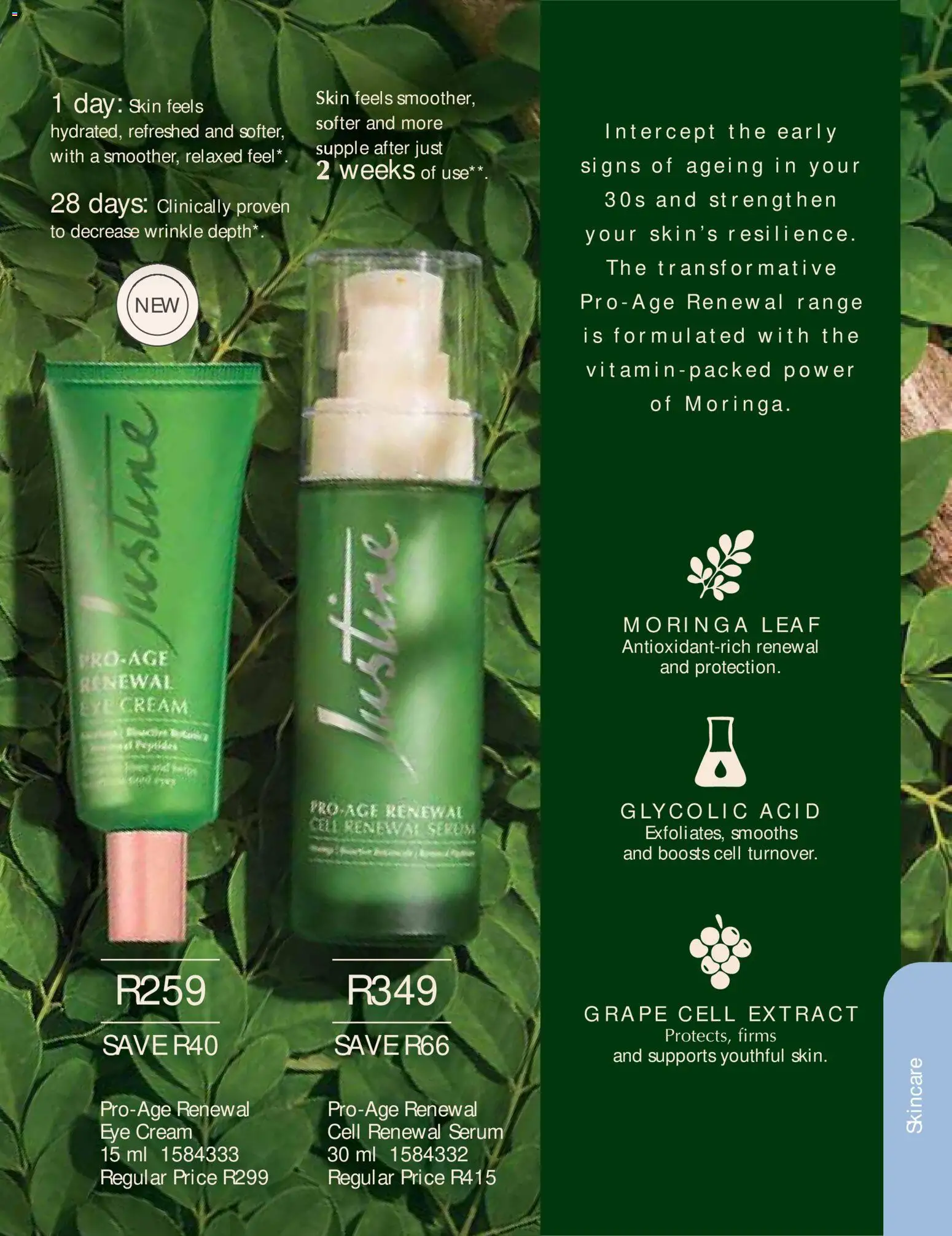 New Justine catalogue – valid from 01/08/2026 | Page: 40 | Products: Serum, Cream, Eye cream