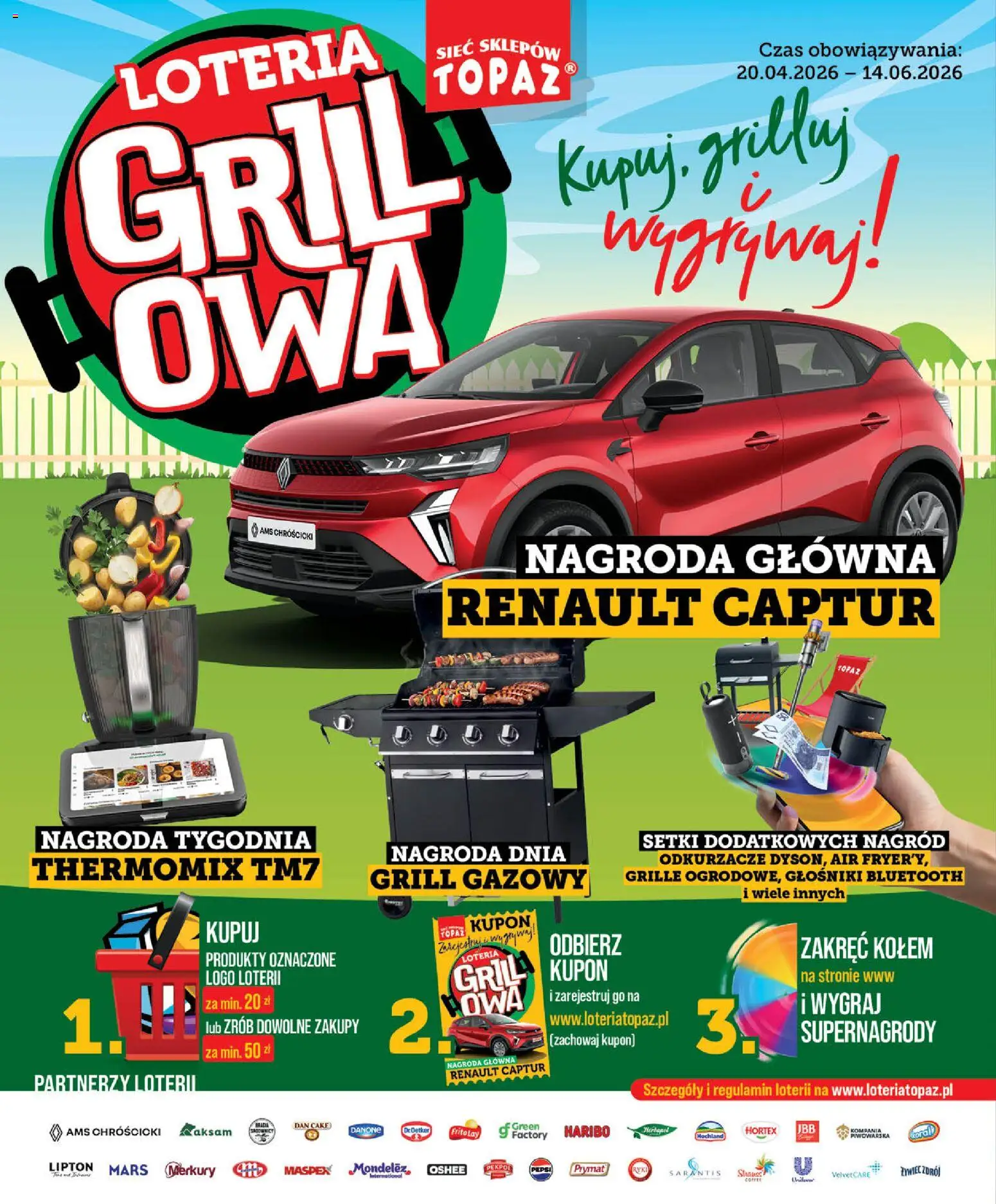 Topaz gazetka od 14.05.2026 | Strona: 4 | Produkty: Grill, Pepsi, Grill gazowy