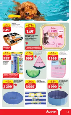 Auchan Nyári extra ajánlataink - amely érvényes a következő dátumtól: 11.06.2026 | Oldal: 13