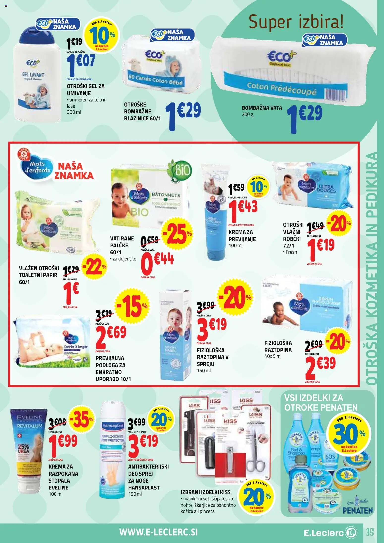Novi E.leclerc katalog ponudbe – veljaven od 06.05.2026 | Stran: 35