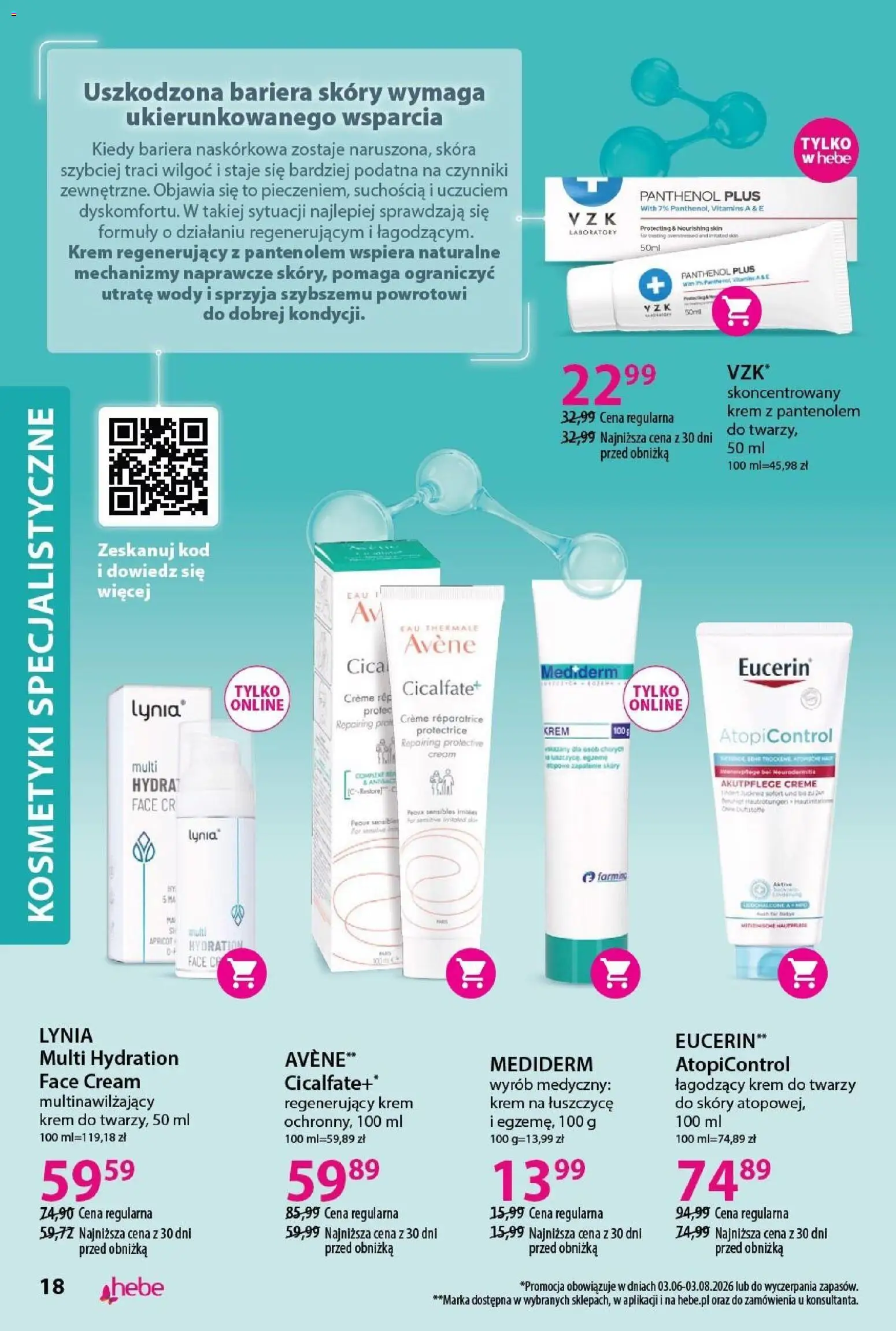 Hebe gazetka - Katalog od 19.06.2026 | Strona: 18