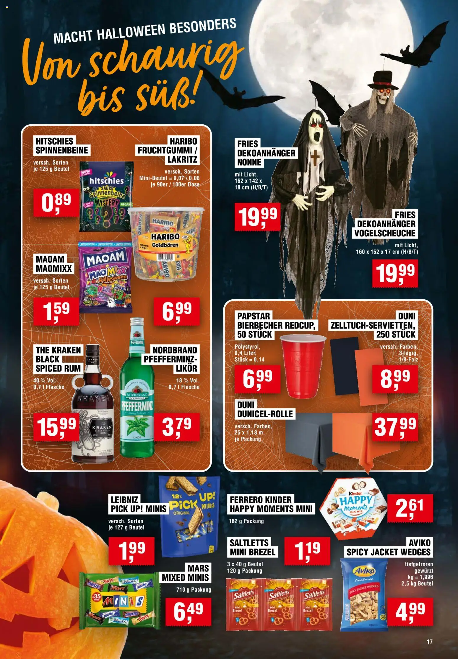 Handelshof Prospekt – gültig ab 15.10.2026 | Seite: 17 | Produkte: Haribo, Likör, Snickers, Mars