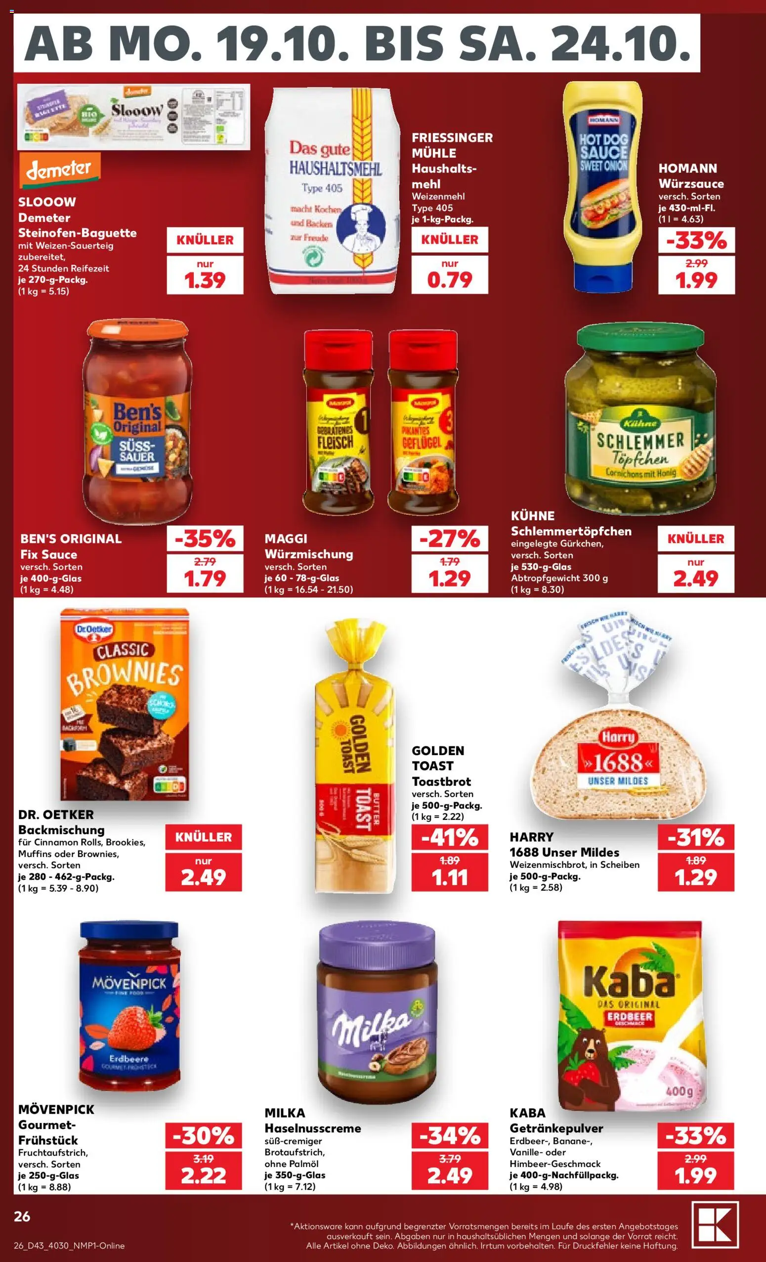 Kaufland Německo leták od 19.10.2026 | Strana: 26